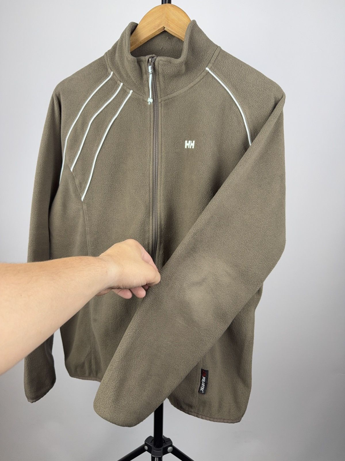 Helly Hansen Vintage Helly Hansen Brown Fleece Jacket Zip-Up Outdoor Y2K Size US M / EU 48-50 / 2 - 6 Thumbnail