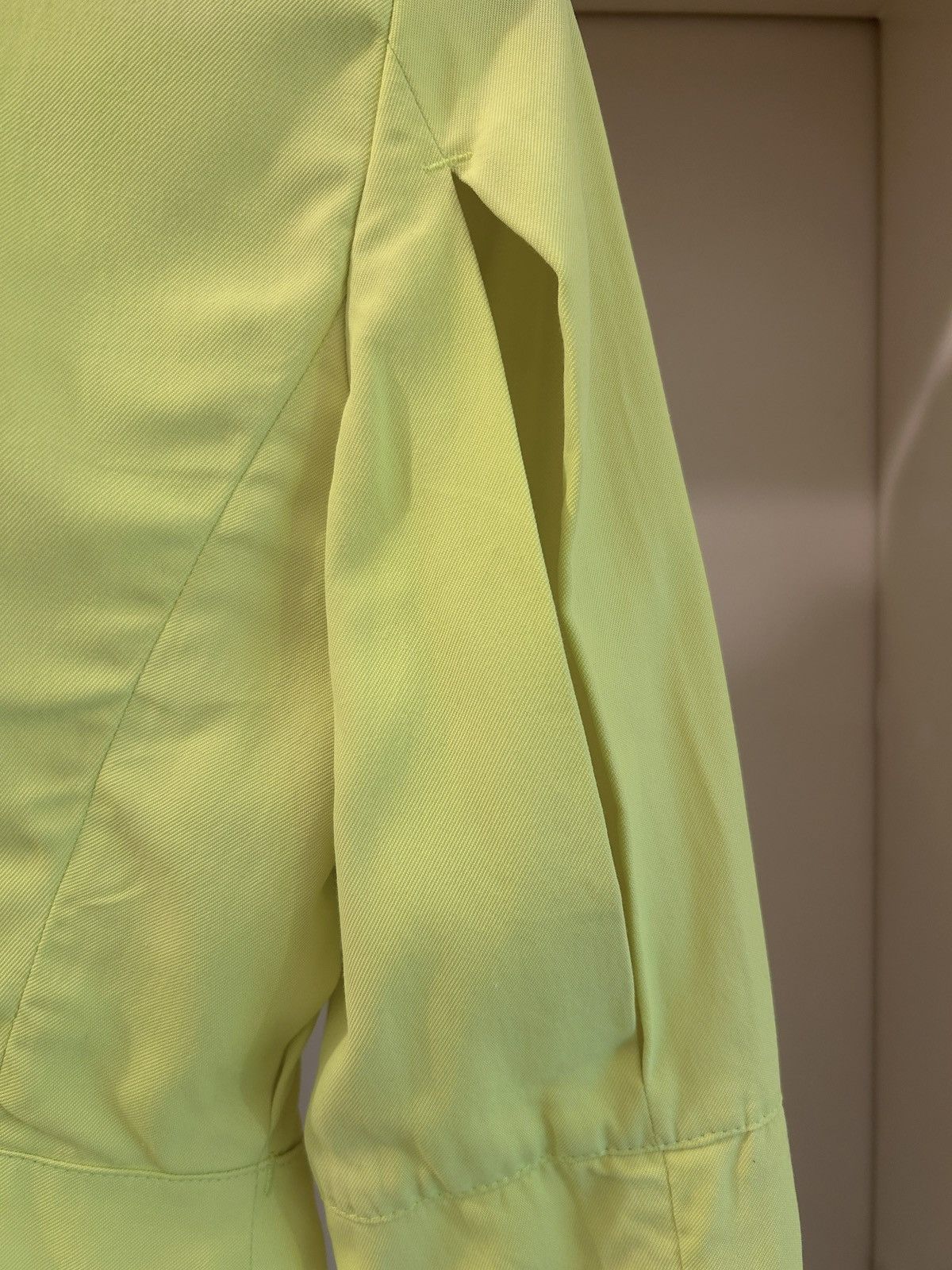 Dirk Bikkembergs S/S 1997 neon yellow open vent slits short jacket Size M / US 6-8 / IT 42-44 - 5 Thumbnail