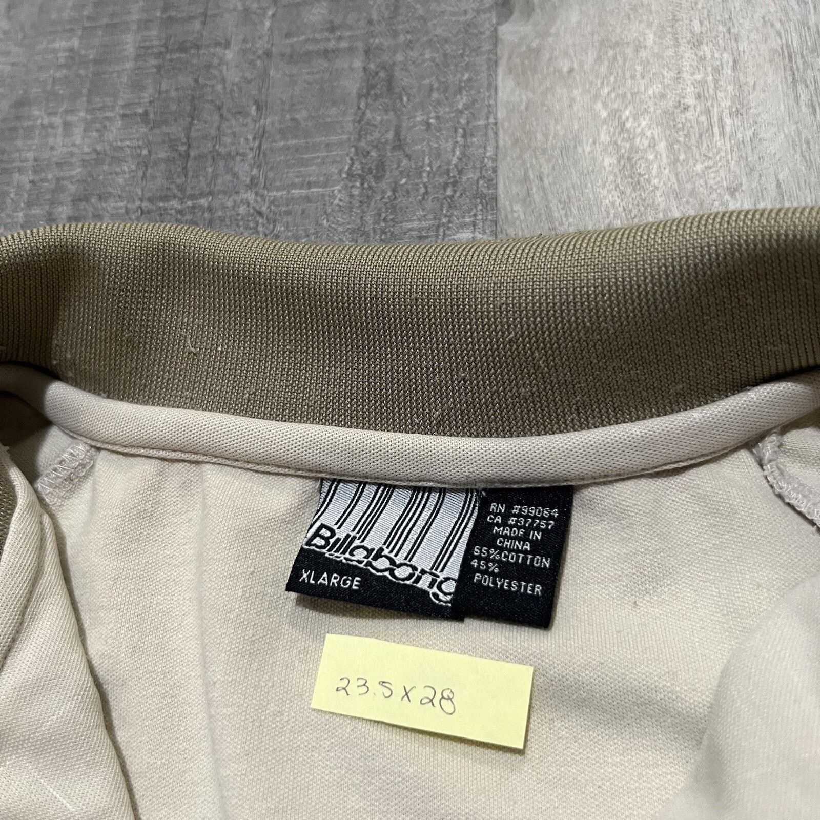 Billabong Billabong Track Jacket Beige Full Zip Striped Tonal Plaid Size US XL / EU 56 / 4 - 4 Thumbnail
