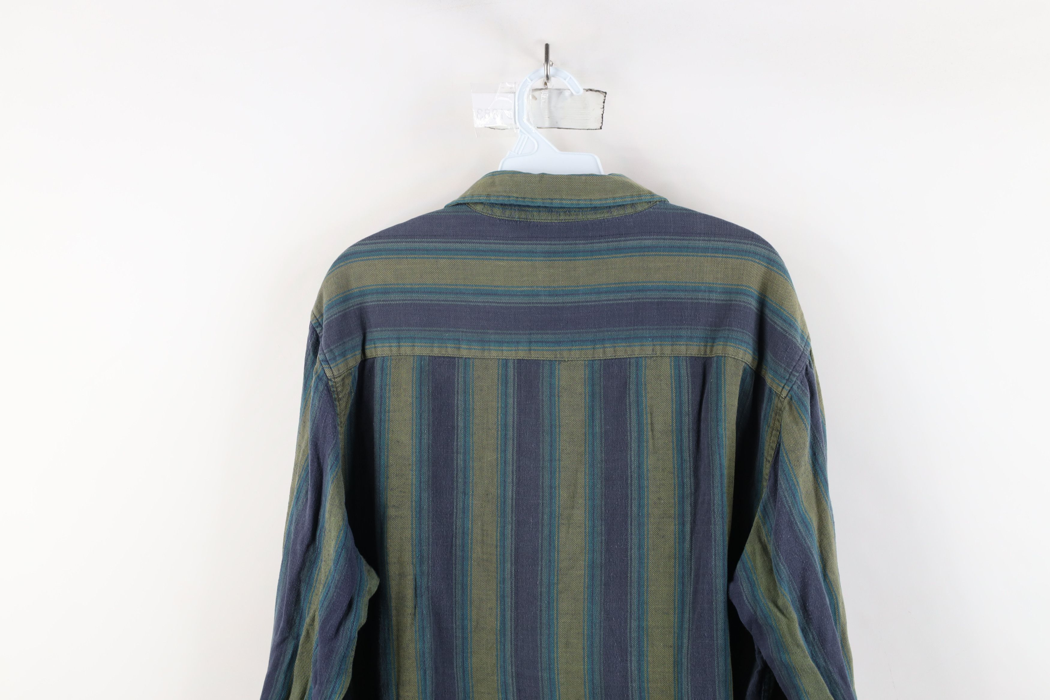 Vintage Vintage 90s Streetwear Single Needle Flannel Button Shirt Size US XL / EU 56 / 4 - 14 Thumbnail