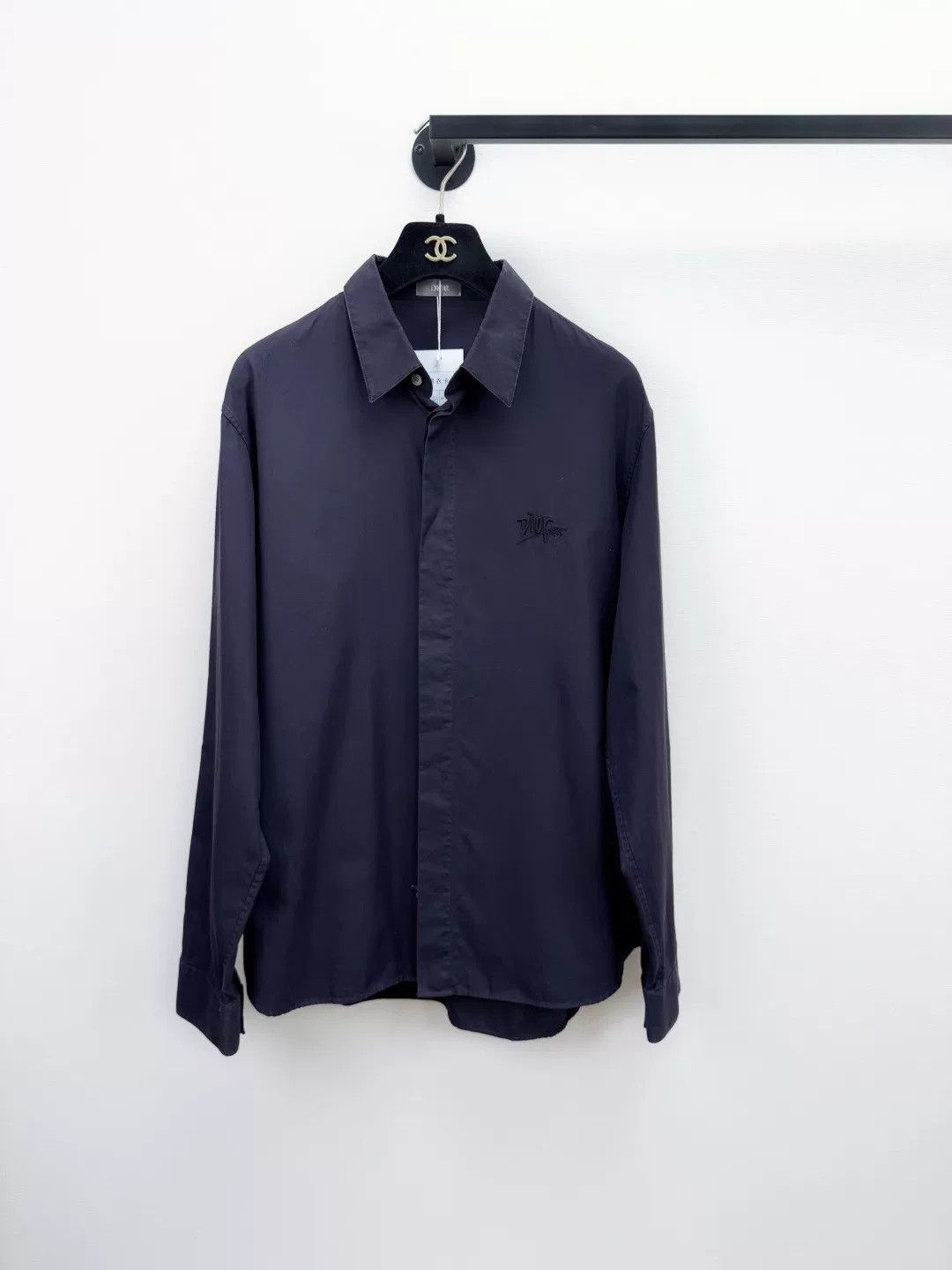 Dior Dior Men's Embroidered Shirt Size US M / EU 48-50 / 2 - 1 Thumbnail