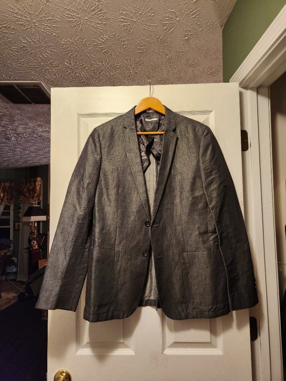 Calvin Klein Calvin Klein men's 56%linen 44%cotton sport coat blazer M Size US M / EU 48-50 / 2 - 1 Thumbnail