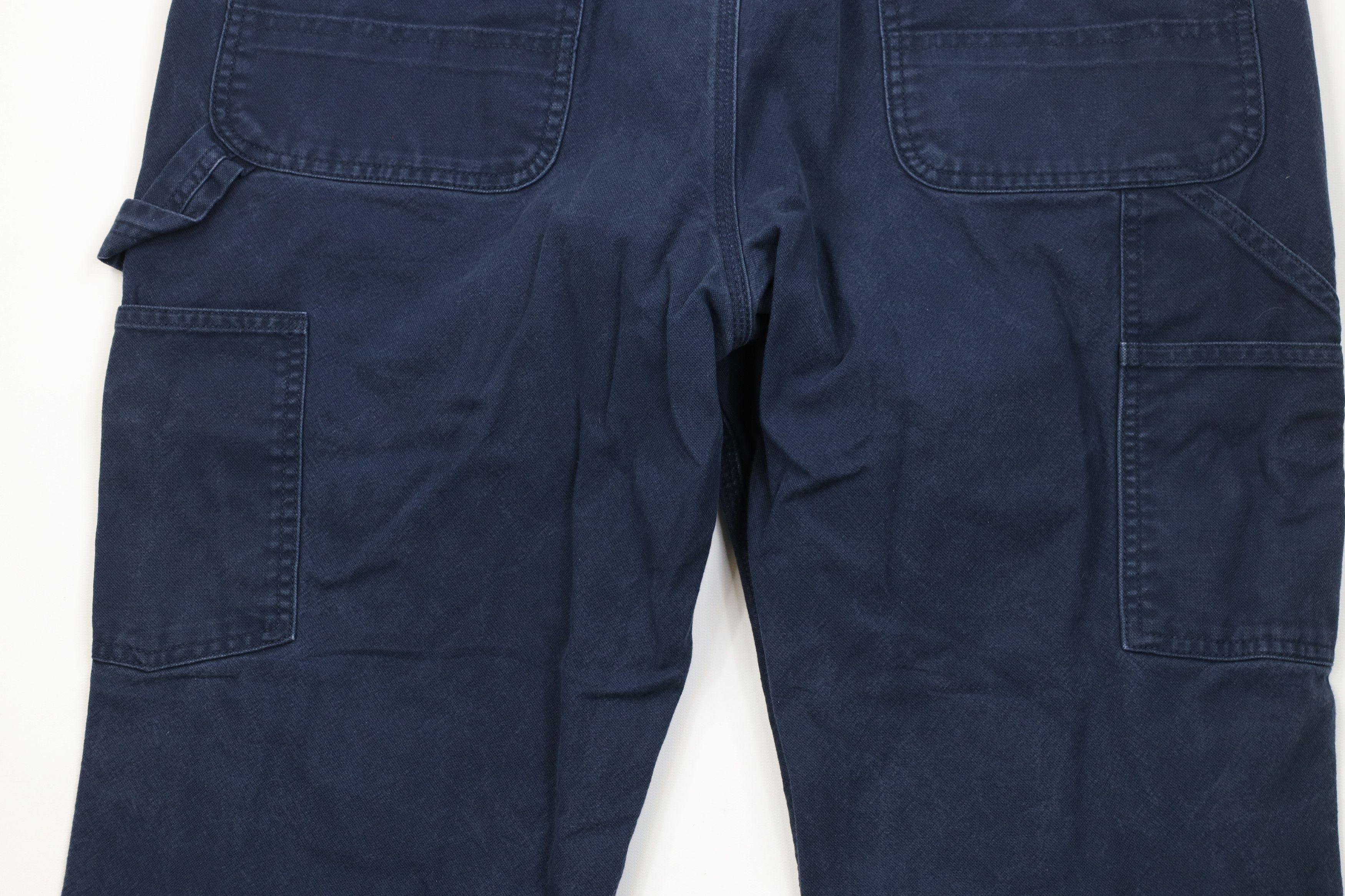 Carhartt Vintage Y2K Carhartt Wide Leg Dungaree Pants Navy Blue Size US 38 / EU 54 - 13 Thumbnail