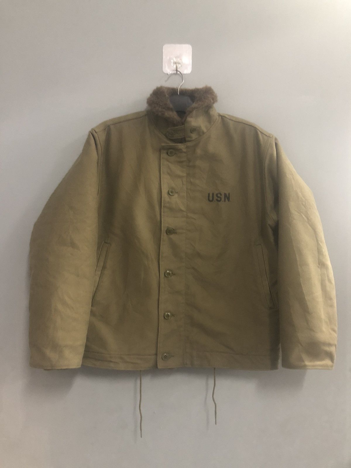 Buzz Rickson's HOUSTON Deck Jacket USN Fur Size US S / EU 44-46 / 1 - 1 Thumbnail