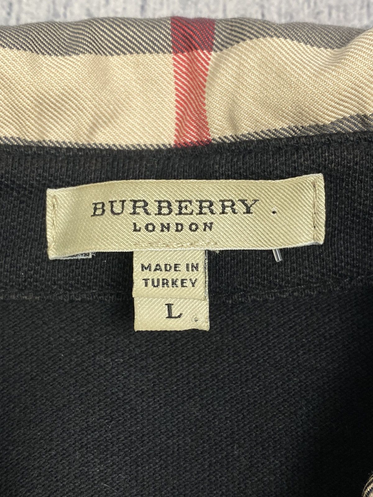 Burberry Vintage Burberry London Nova Check Polo Shirt Size L / US 10 / IT 46 - 9 Thumbnail