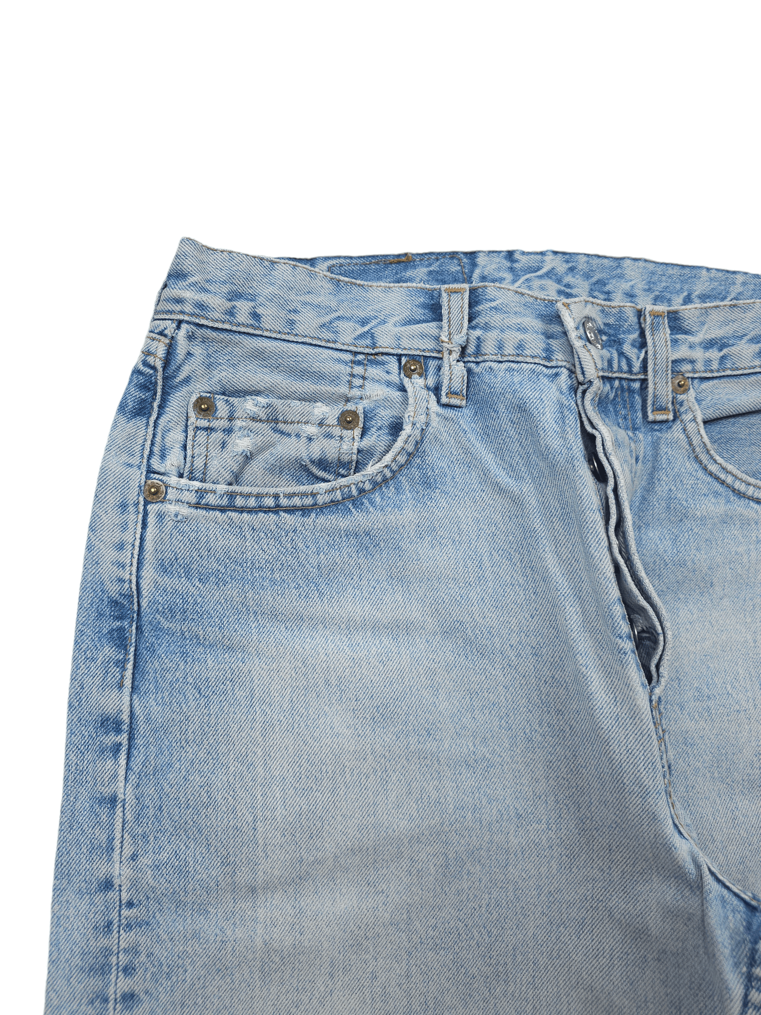 Levi's × Levi's Vintage Clothing 💎 Size 31/30 Vintage 90's Levi's 586 Straight Jeans Y2K Size US 31 - 3 Thumbnail