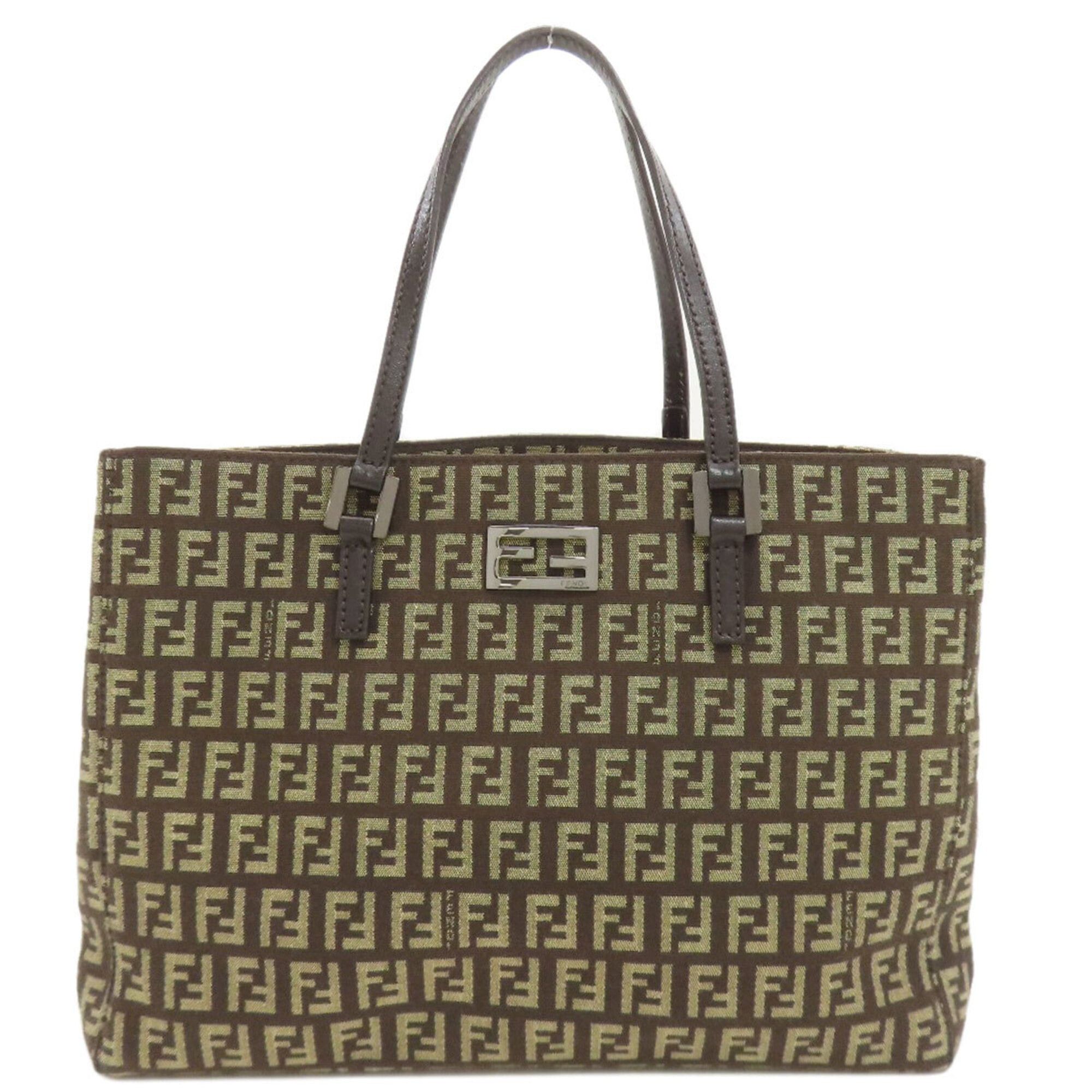 Fendi Fendi Zucchino Canvas Handbag for Women Size ONE SIZE - 1 Thumbnail