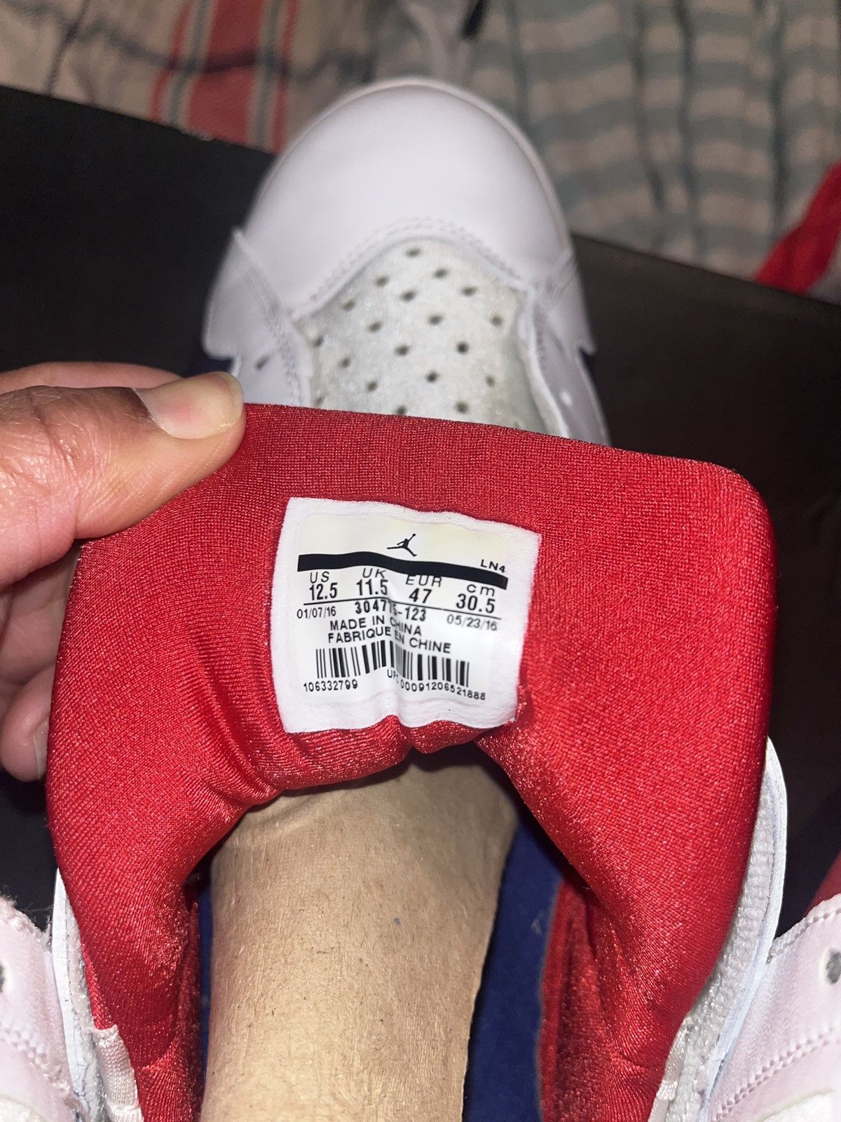 Nike Air Jordan 7 Retro Size US 12.5 / EU 45-46 - 11 Thumbnail