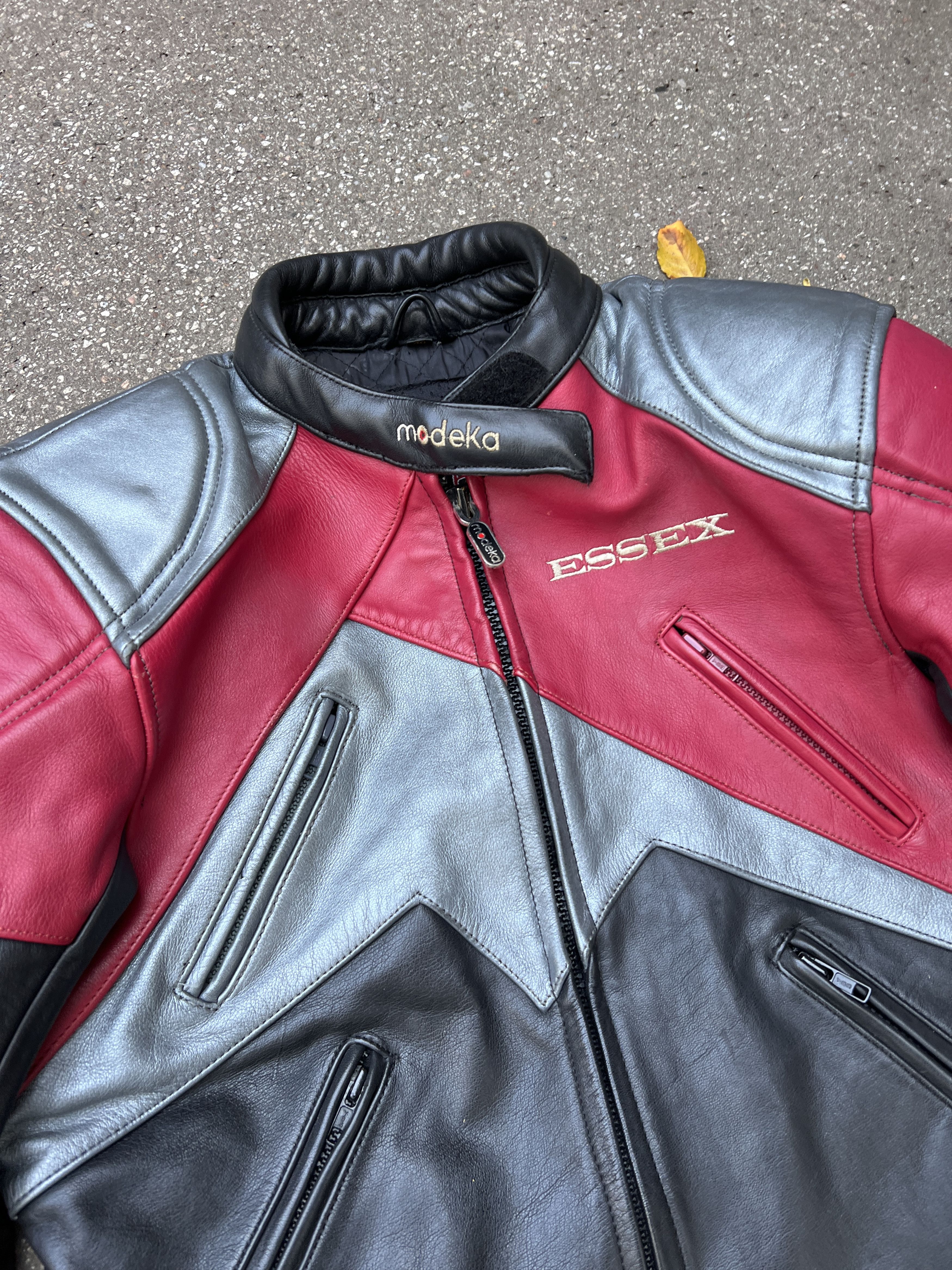 Le Grande Bleu (L.G.B.) Yohji Yamamoto Rick Owens Style Nascar Racing Leather Jacket Size US XS / EU 42 / 0 - 12 Thumbnail