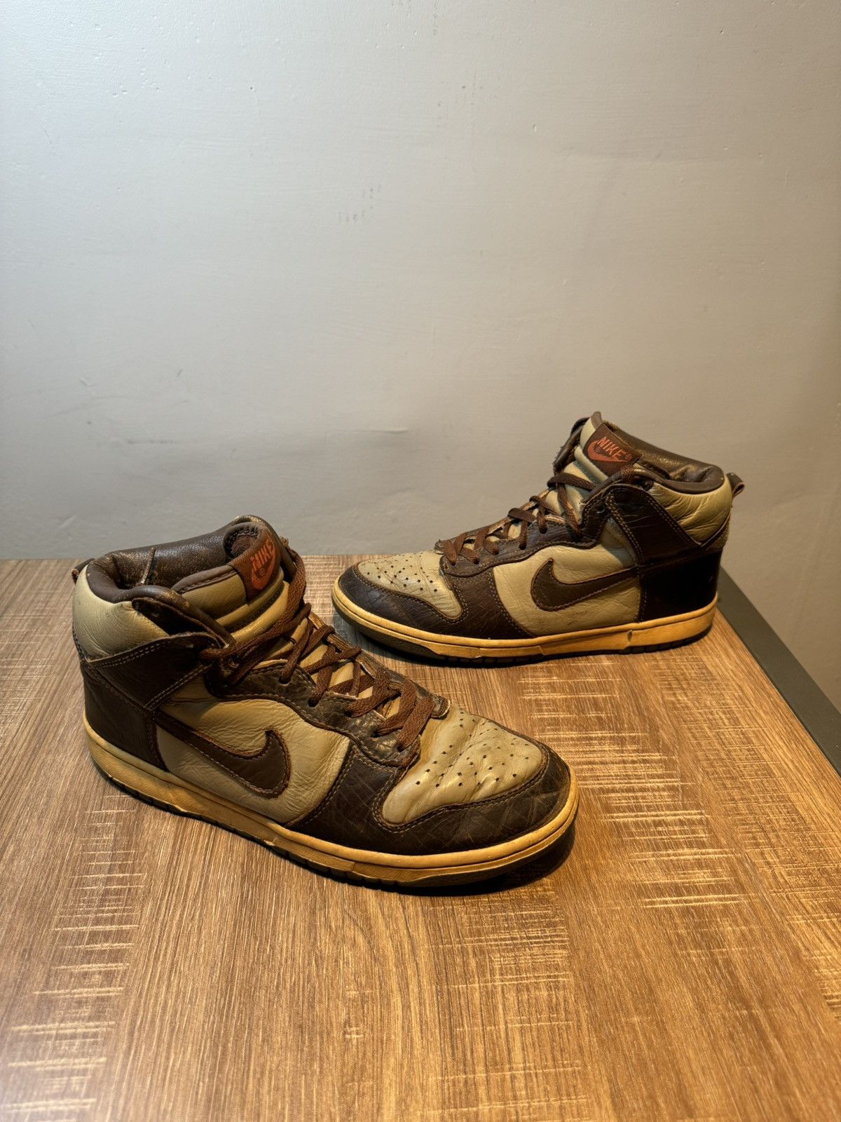 Nike Nike x Mark Ronson Dunk High Premium Brown LE Size 8.5 Shoes Size US 8.5 / EU 41-42 - 2 Thumbnail