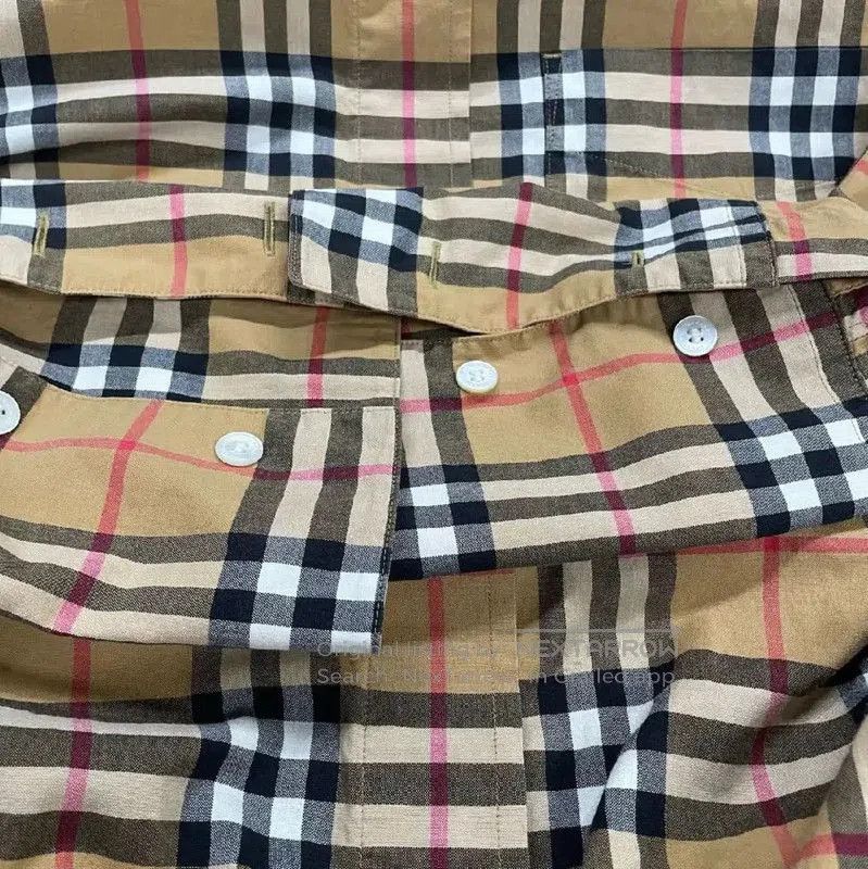 Burberry Burberry Women's Cotton Dress in Light Brown. Size S / US 4 / IT 40 - 4 Thumbnail