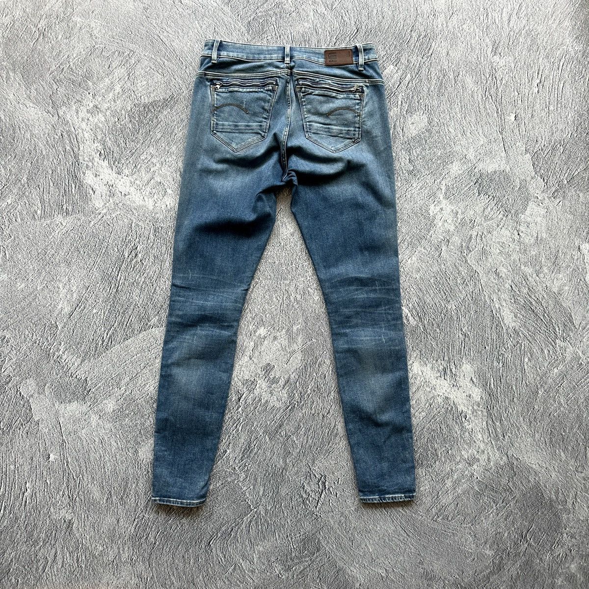 G-Star Women’s Jeans G-Star Raw Midge Zip Mid Skinny Blue Stretch Size 32" / US 10 / IT 46 - 12 Thumbnail