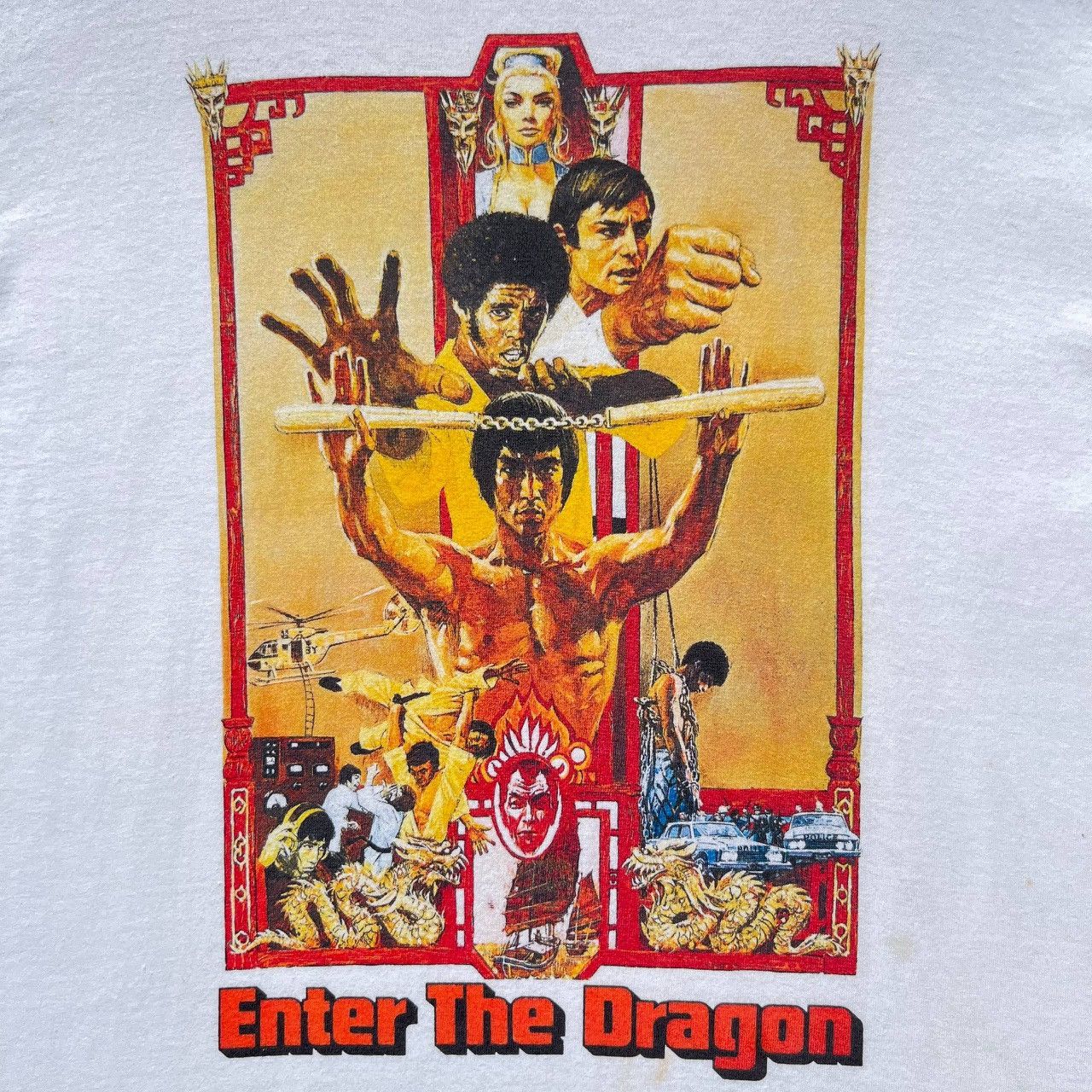 Vintage 🔥Accept Binding Offer🔥 Bruce Lee . Enter The Dragon Size US S / EU 44-46 / 1 - 2 Thumbnail
