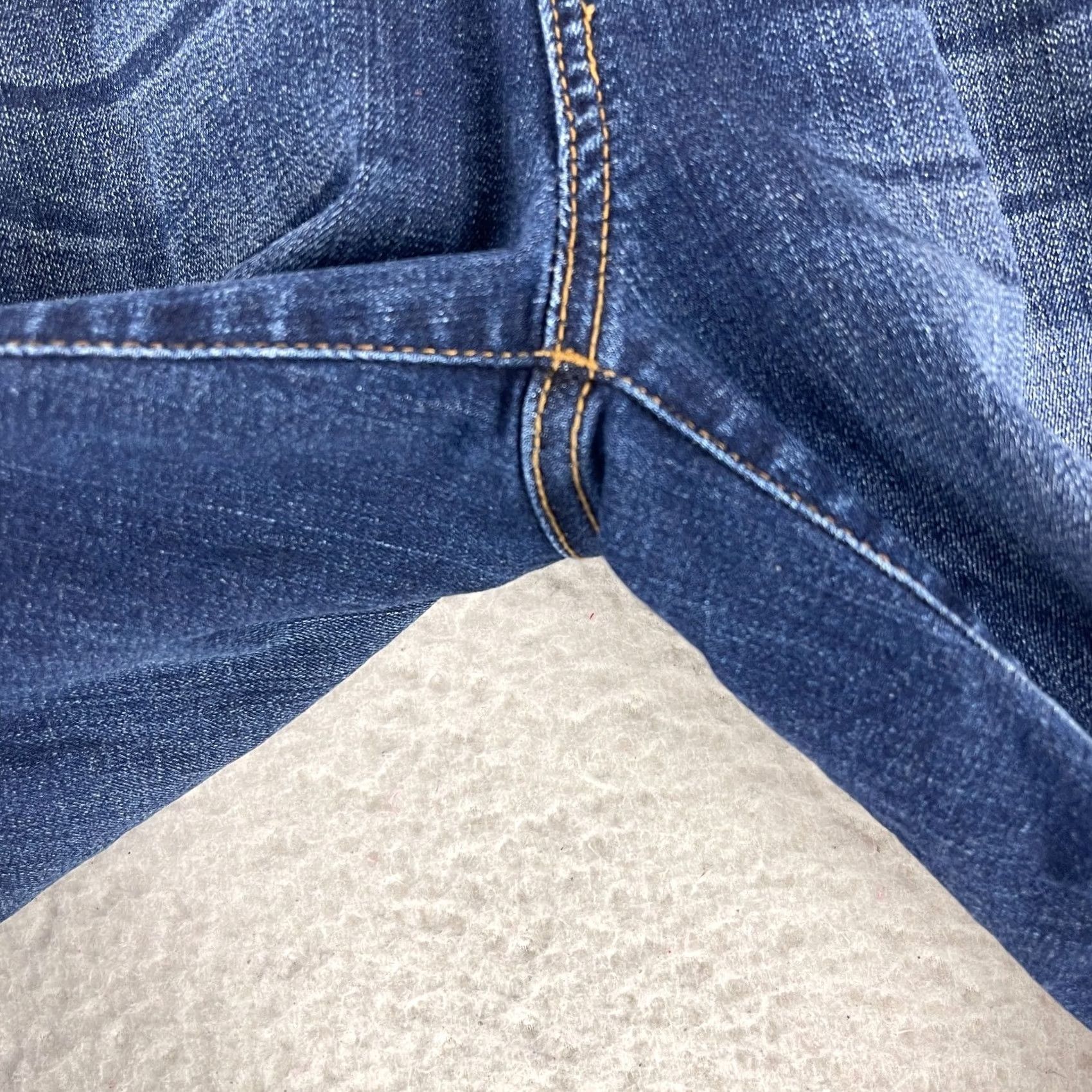 Vintage KUT from the Kloth Donna Crop Skinny Jeans Womens Size 4 Blue Distressed Casual Denim Jeans Crop Skinny Size 27" / US 4 / IT 40 - 6 Thumbnail