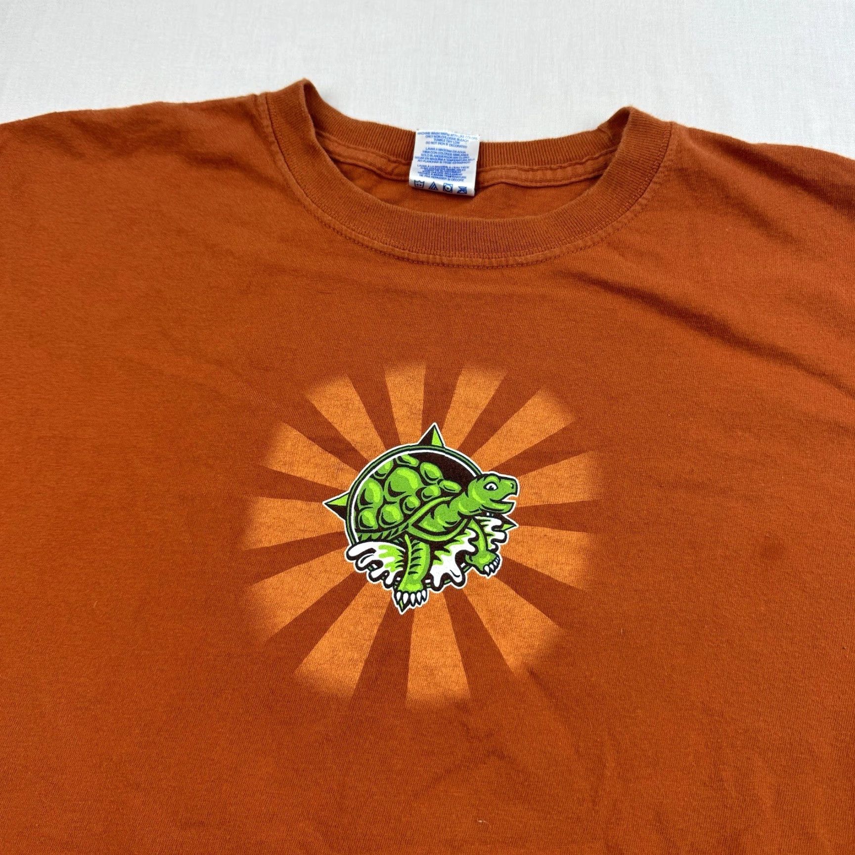 Vintage VINTAGE Beer Shirt Adult L Orange Turtle Nature Y2K Hippie Brown Ale Mens Shirt Size US L / EU 52-54 / 3 - 4 Thumbnail