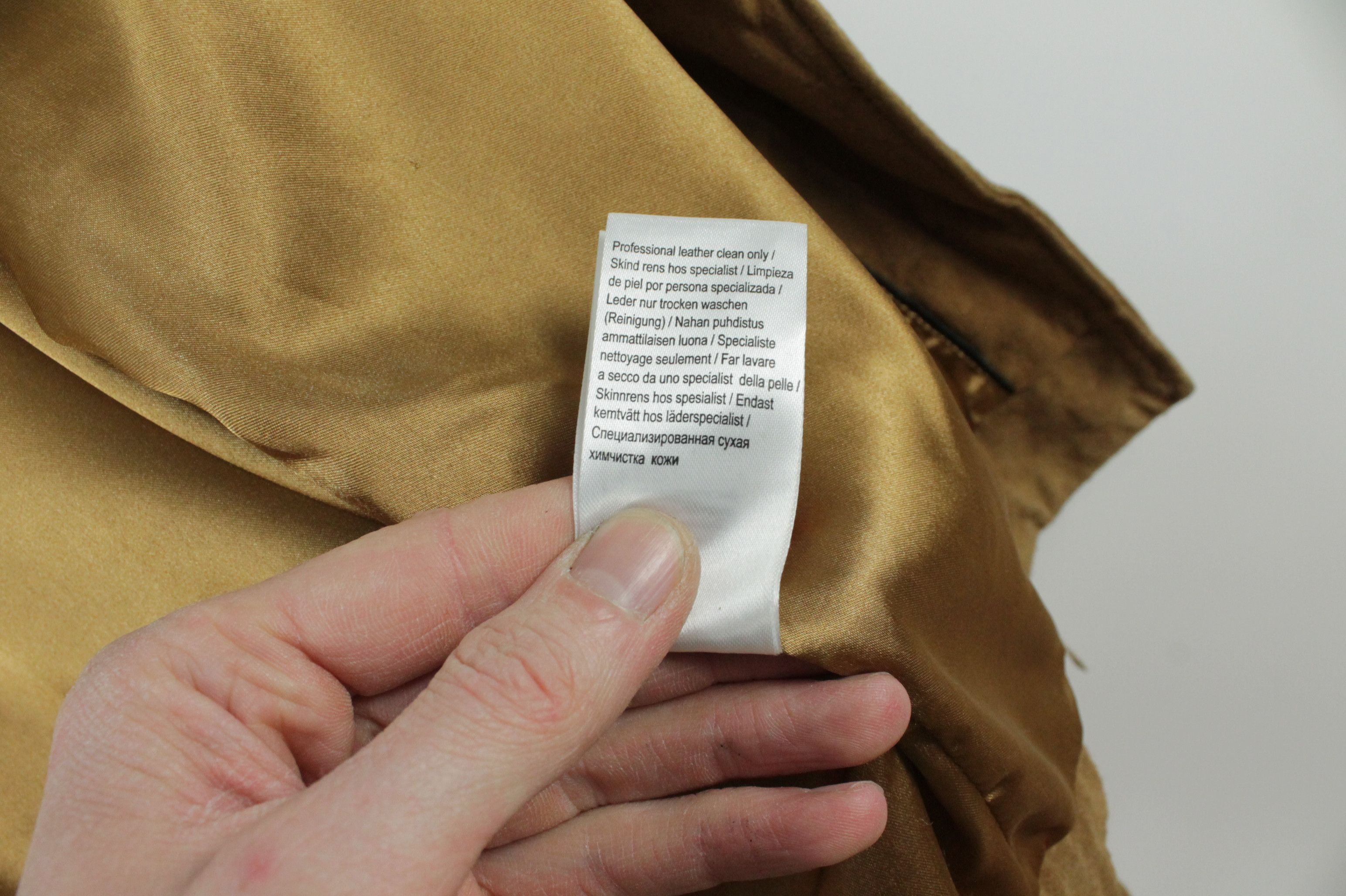 Genuine Leather × Gestuz GESTUZ Joya Goat Suede Camel Leather Biker Jacket Size S / US 4 / IT 40 - 8 Thumbnail