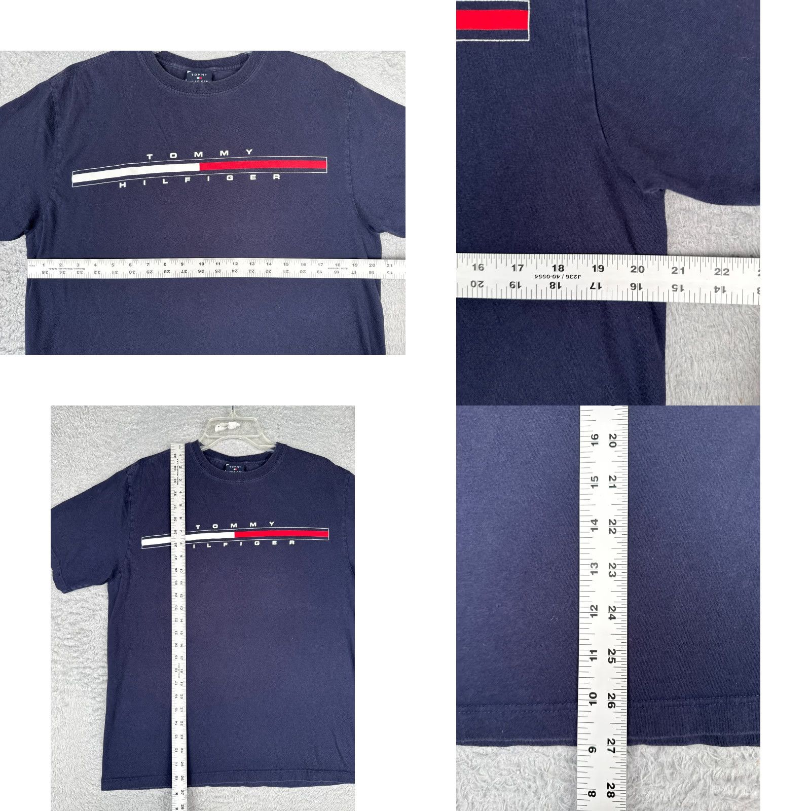 Tommy Hilfiger Tommy Hilfiger Shirt Adult Small Blue Short Sleeve Crew Neck 100% Cotton Logo Tommy Jeans Men T-Shirt... Size US S / EU 44-46 / 1 - 8 Thumbnail