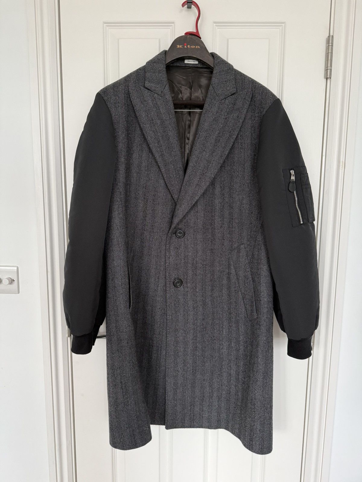 Alexander McQueen Hybrid Coat MA1 Bomber