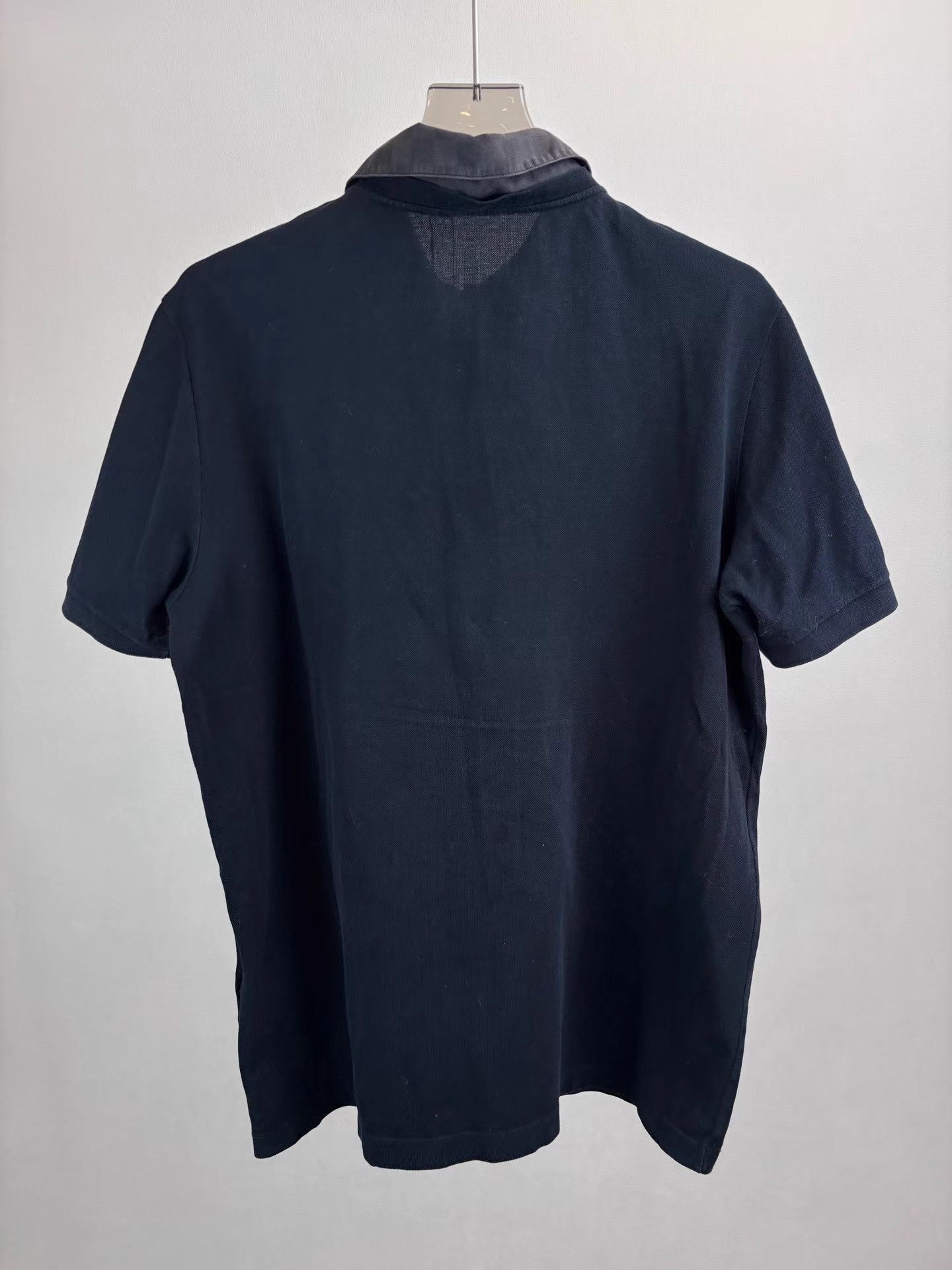 Louis Vuitton Black Short Sleeve Polo Shirt with Gray Collar Size US XXL / EU 58 / 5 - 2 Thumbnail