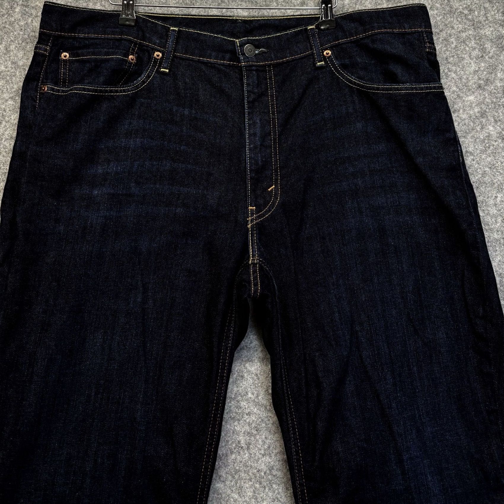 Vintage Levi’s 541 Jeans Athletic Taper W39 L34 Dark Wash Blue Zip Fly Mens Pant Jeans Size US 39 - 3 Thumbnail