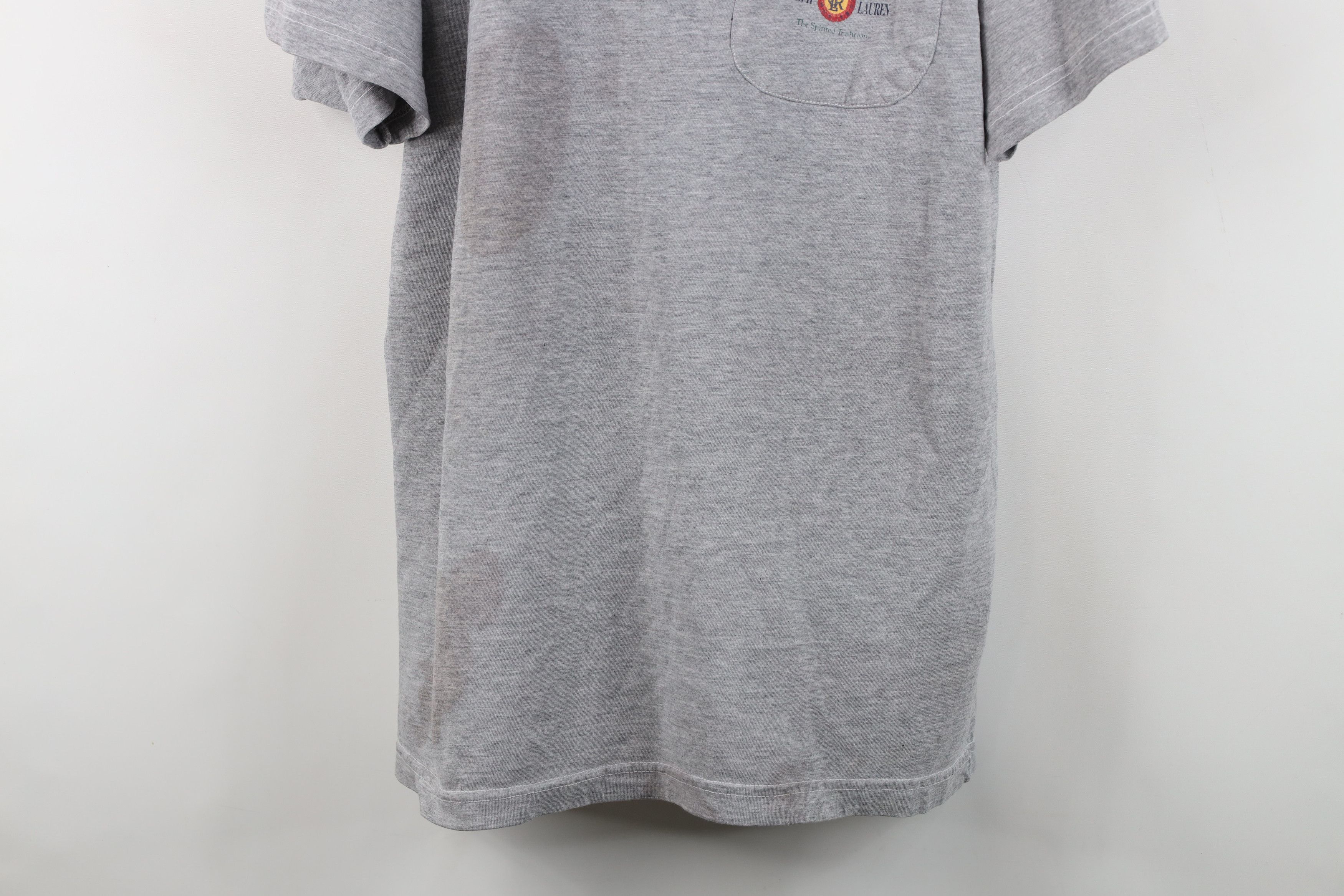 Ralph Lauren Vintage 90s Chaps Ralph Lauren Spell Baggy Pocket T-Shirt Size US XL / EU 56 / 4 - 3 Thumbnail