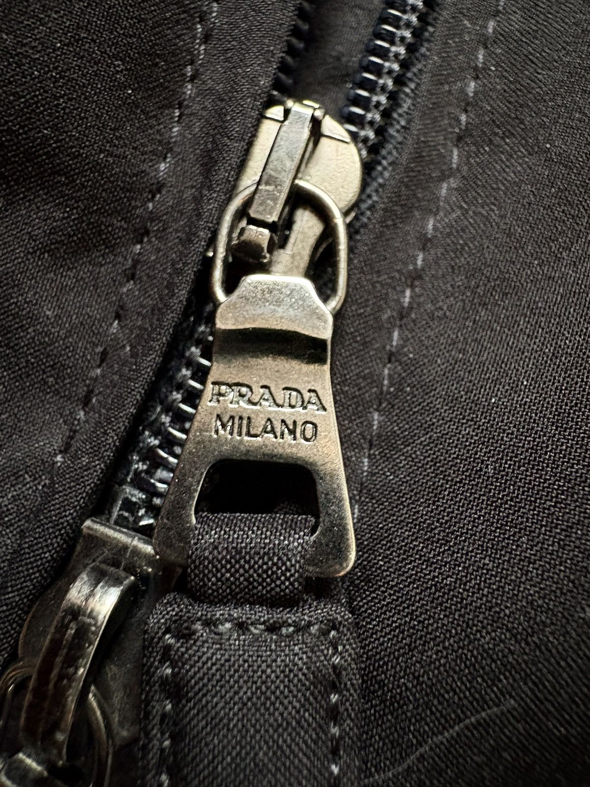 Prada Vintage Prada Red Tab Luxury Women’s Black Parka Size 44 Size M / US 6-8 / IT 42-44 - 9 Thumbnail
