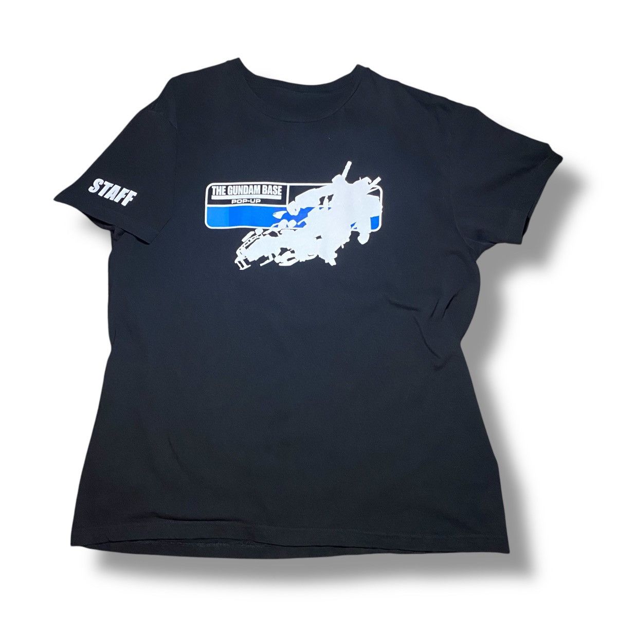 Japanese Brand The Gundam Base Pop Up Staff Tour Tee Shirt Size US L / EU 52-54 / 3 - 1 Thumbnail