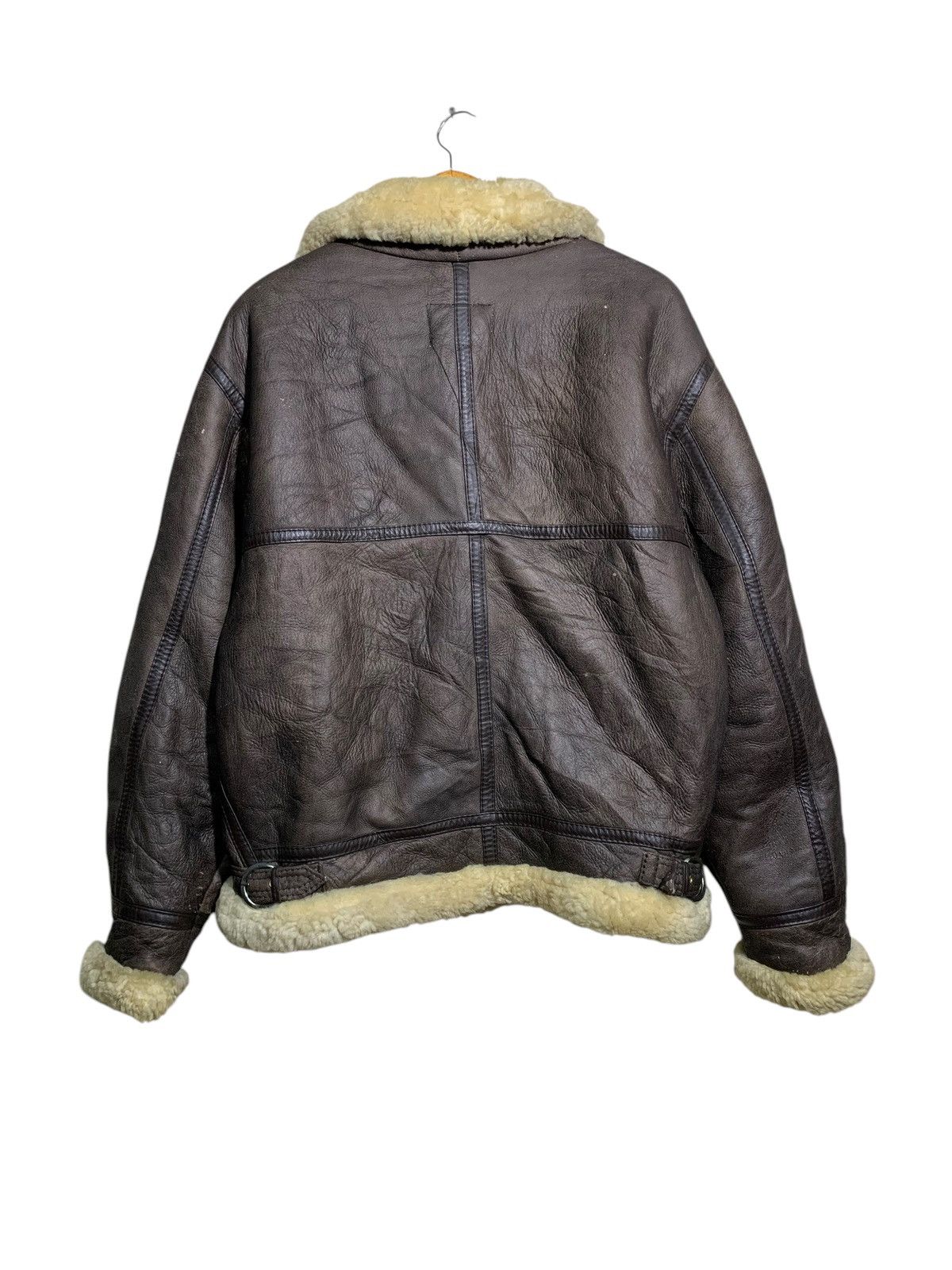 Other 🔥SHEEPSKIN LEATHER JACKETS TYPE B3 AVIATION Size US L / EU 52-54 / 3 - 5 Thumbnail