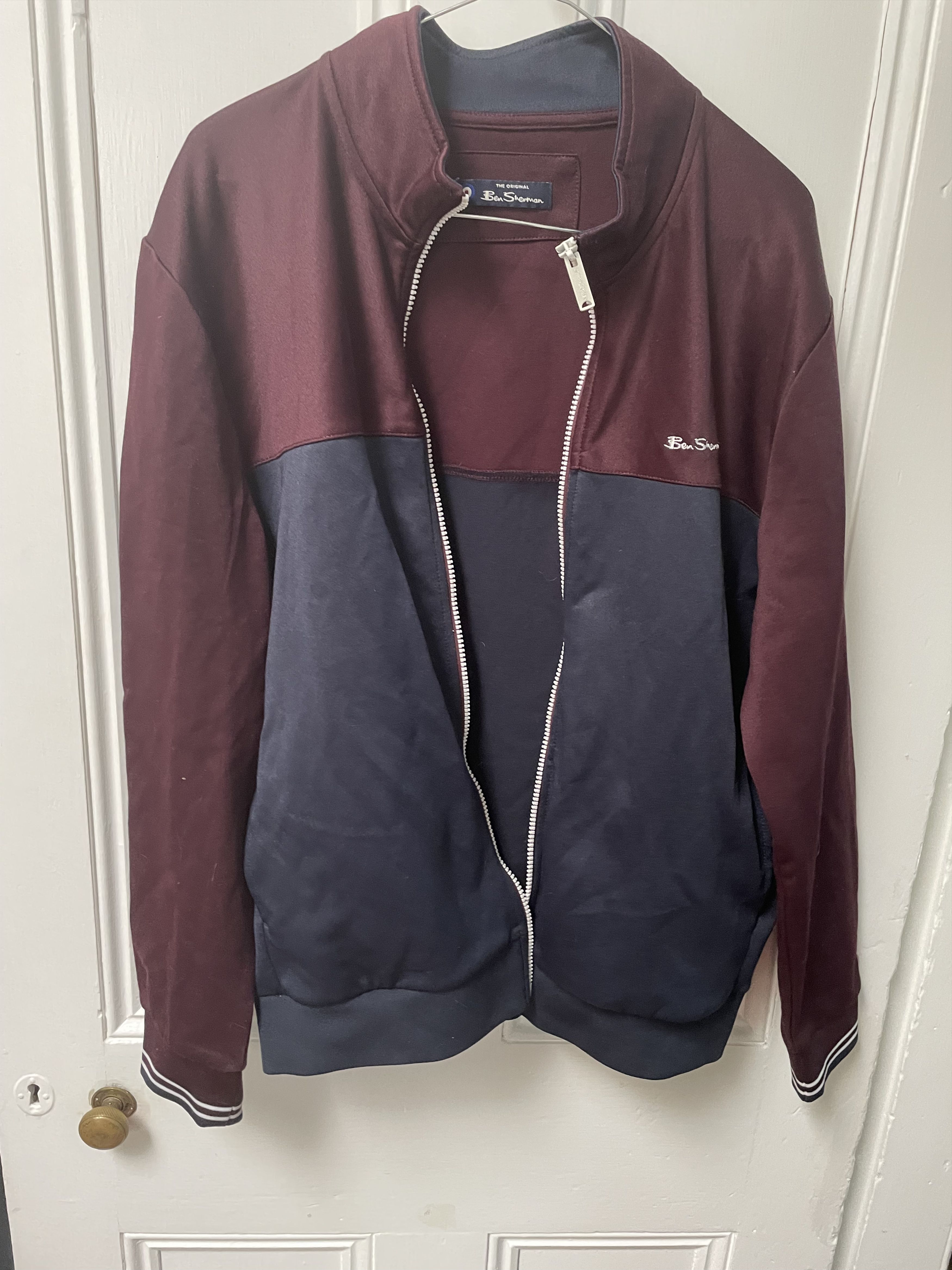 Ben Sherman Ben Sherman Maroon and Navy Zip Jacket Size US L / EU 52-54 / 3 - 1 Thumbnail