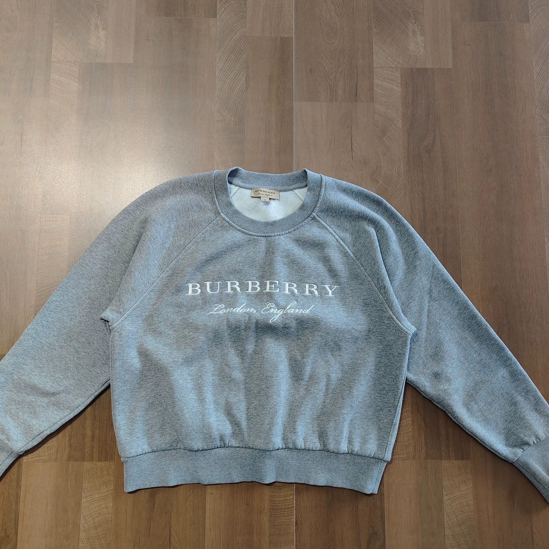 Burberry Burberry Gray Round Neck Sweatshirt - dmc Size US M / EU 48-50 / 2 - 1 Thumbnail