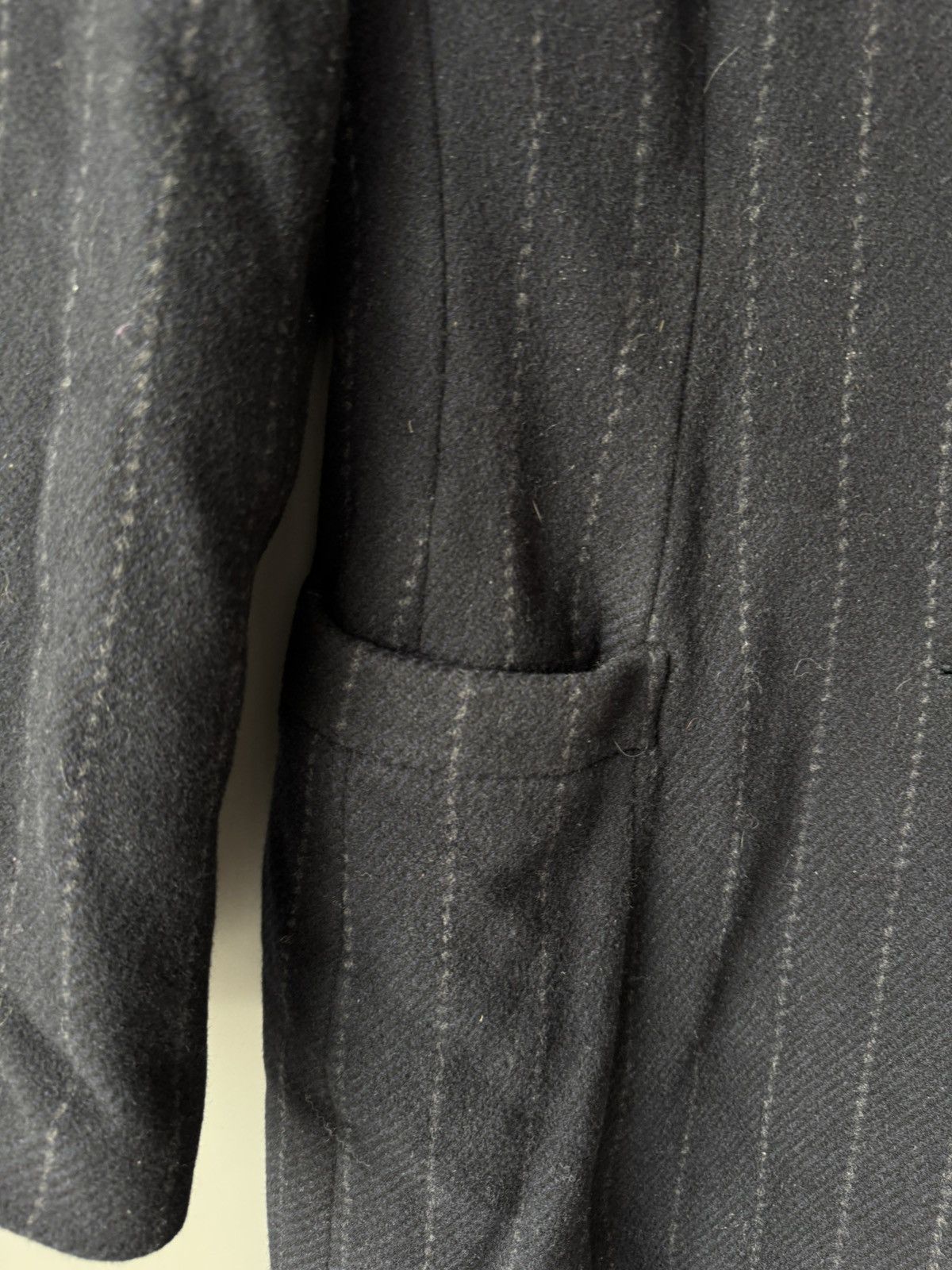 Emporio Armani × Giorgio Armani 1990 Giorgio Armani A Milano Borgonuovo 21 Long Coat Size XS / US 0-2 / IT 36-38 - 4 Thumbnail