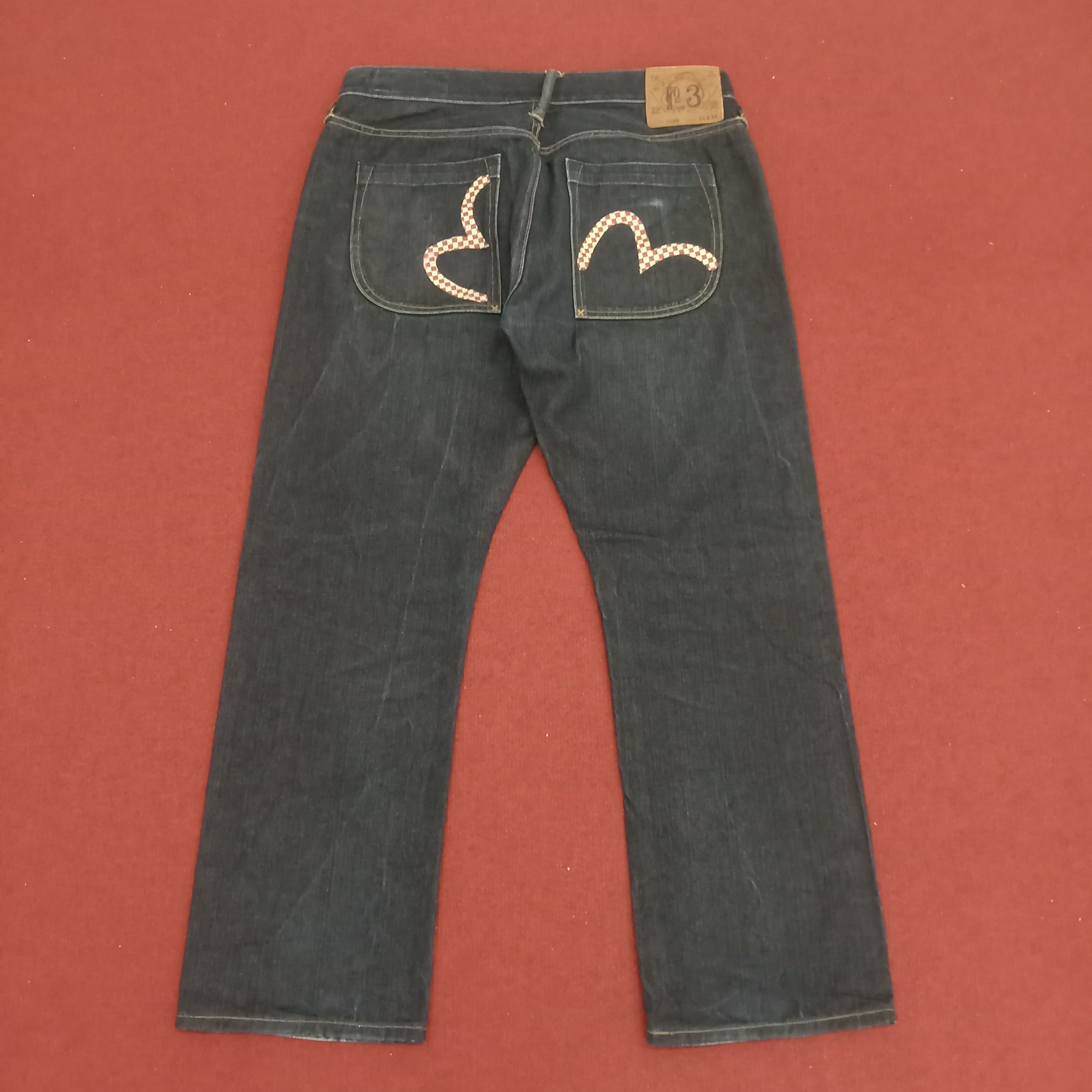 Evisu × Japanese Brand × Vintage Evisu Japanese Streetwear Skater Style Custom Daicock Jeans Size US 32 / EU 48 - 4 Thumbnail