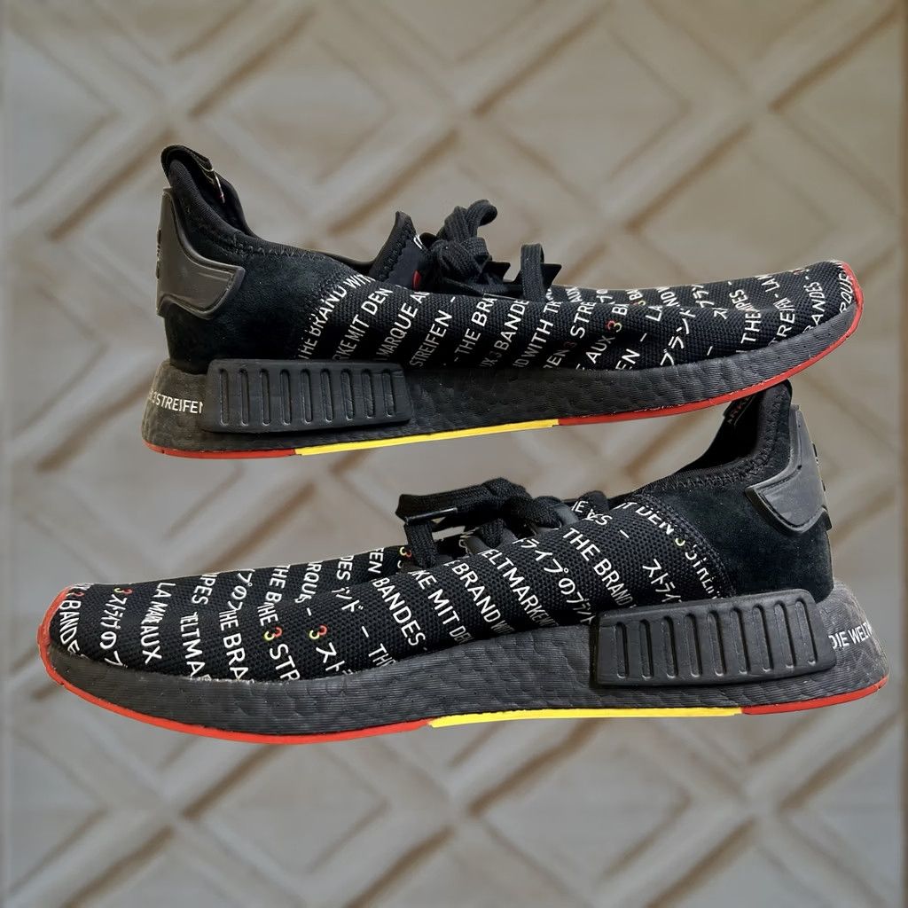 Adidas Adidas NMD R1 Berlin Black Red Mens Size US 12 EG6363 Shoes/Sneakers Size US 12 / EU 45 - 1 Thumbnail