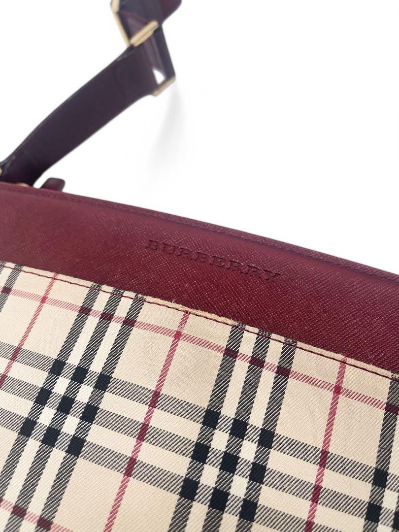 Burberry Burberry - One Shoulder Bag Nova Check Beige Brown Size ONE SIZE - 2 Thumbnail