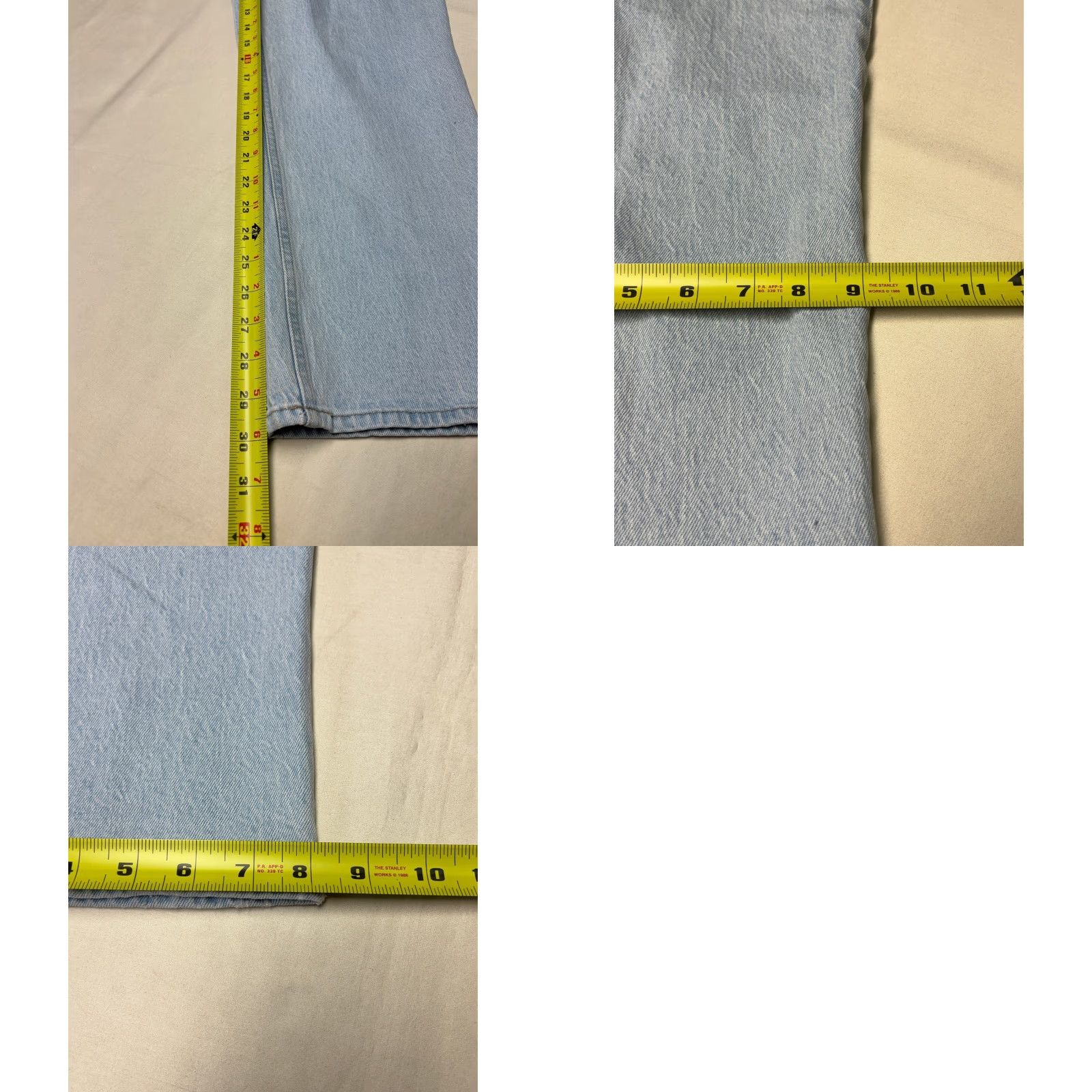 Abercrombie & Fitch Abercrombie & Fitch Curve Love 90s Straight Mid Rise Jeans Light Wash 34x30 Women Denim 5-Pocket Stretch (Blue) Updated Tapered? Size 24" / US 00 / IT 34 - 9 Thumbnail