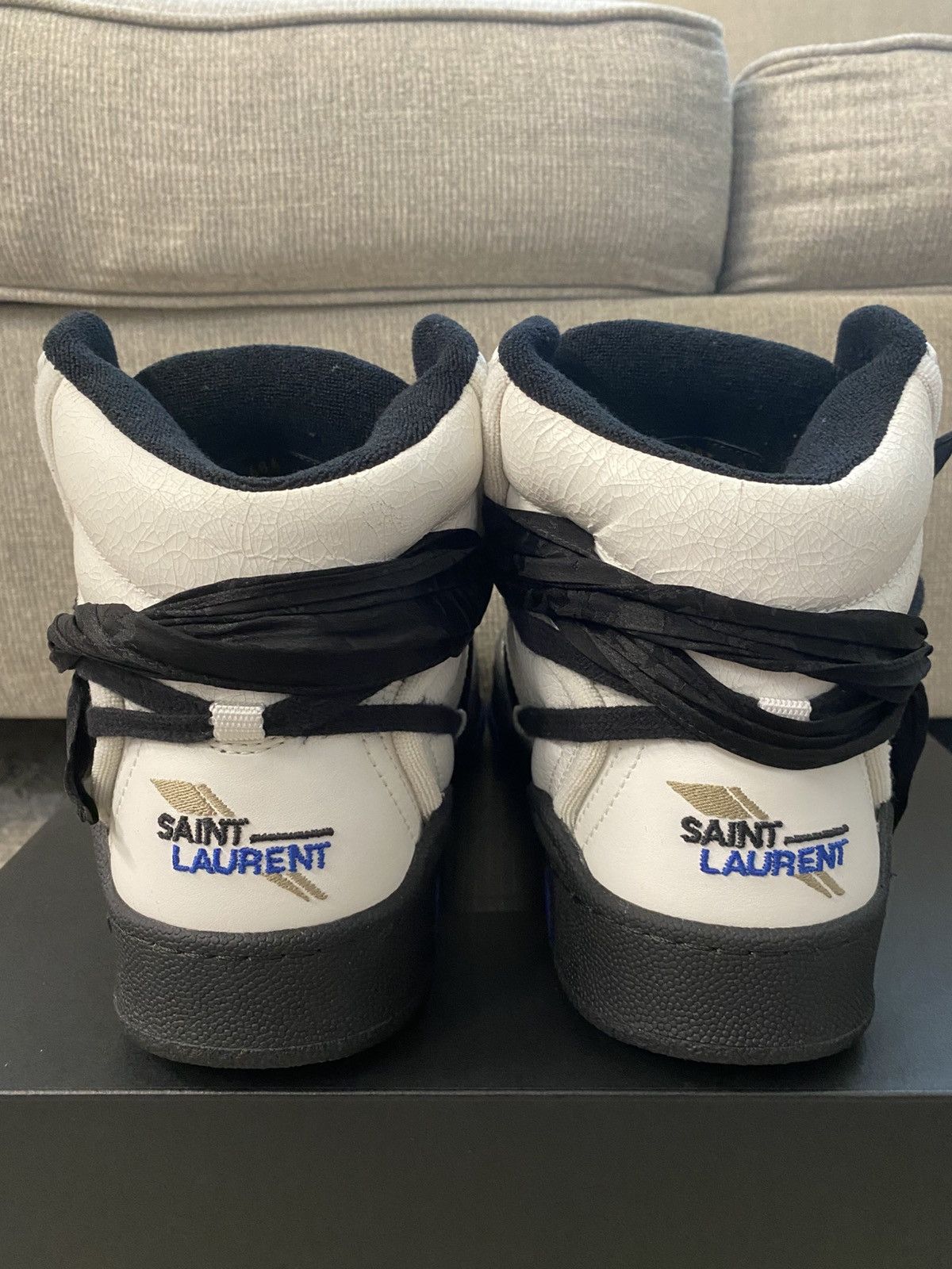 Saint Laurent Paris Saint Laurent - Smith Bandana Sneakers $1195 MSRP Size US 9 / EU 42 - 8 Thumbnail