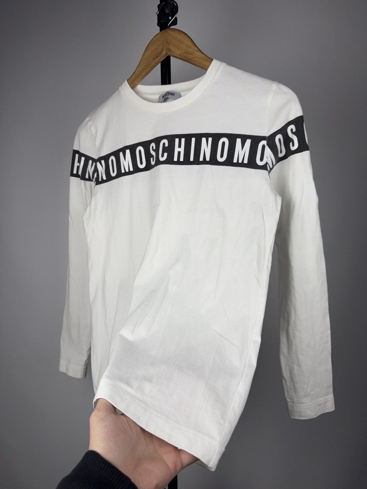 Moschino Luxury 00s Moschino Teen Logo Long Sleeve Womens XS Size XS / US 0-2 / IT 36-38 - 2 Thumbnail