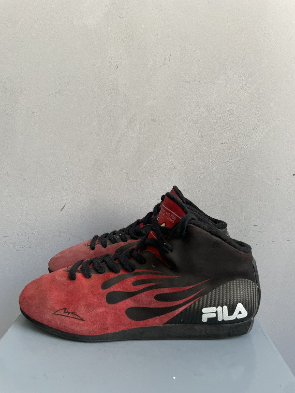 Fila Rare racing high boxing margiela style boots y2k Size US 10 / EU 43 - 4 Thumbnail