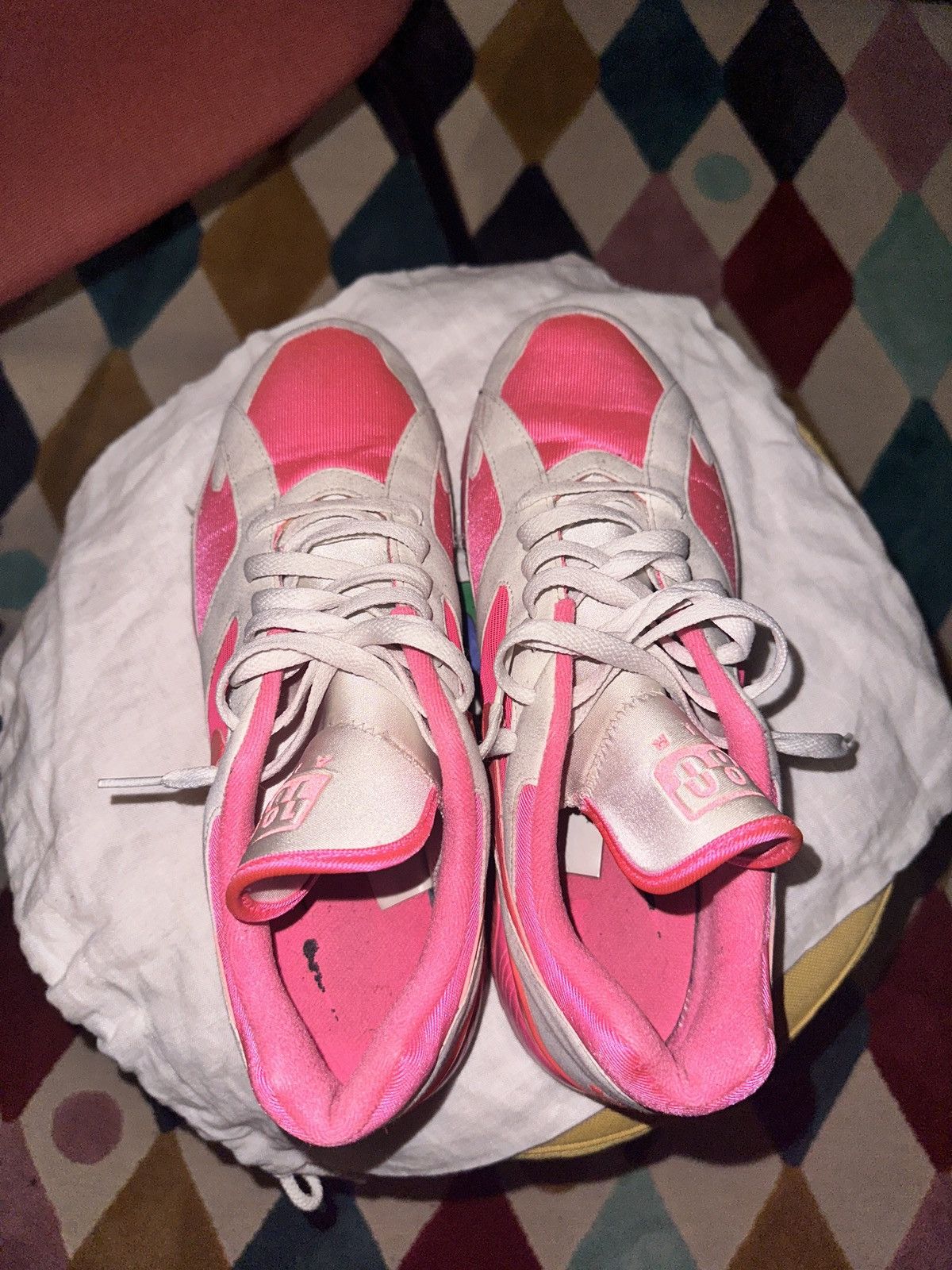 Comme des Garcons × Comme des Garcons Homme Plus × Nike Comme Des Garçons Homme Plus Nike Air Max 180 Pink + White 🌸 Size US 11 / EU 44 - 8 Thumbnail