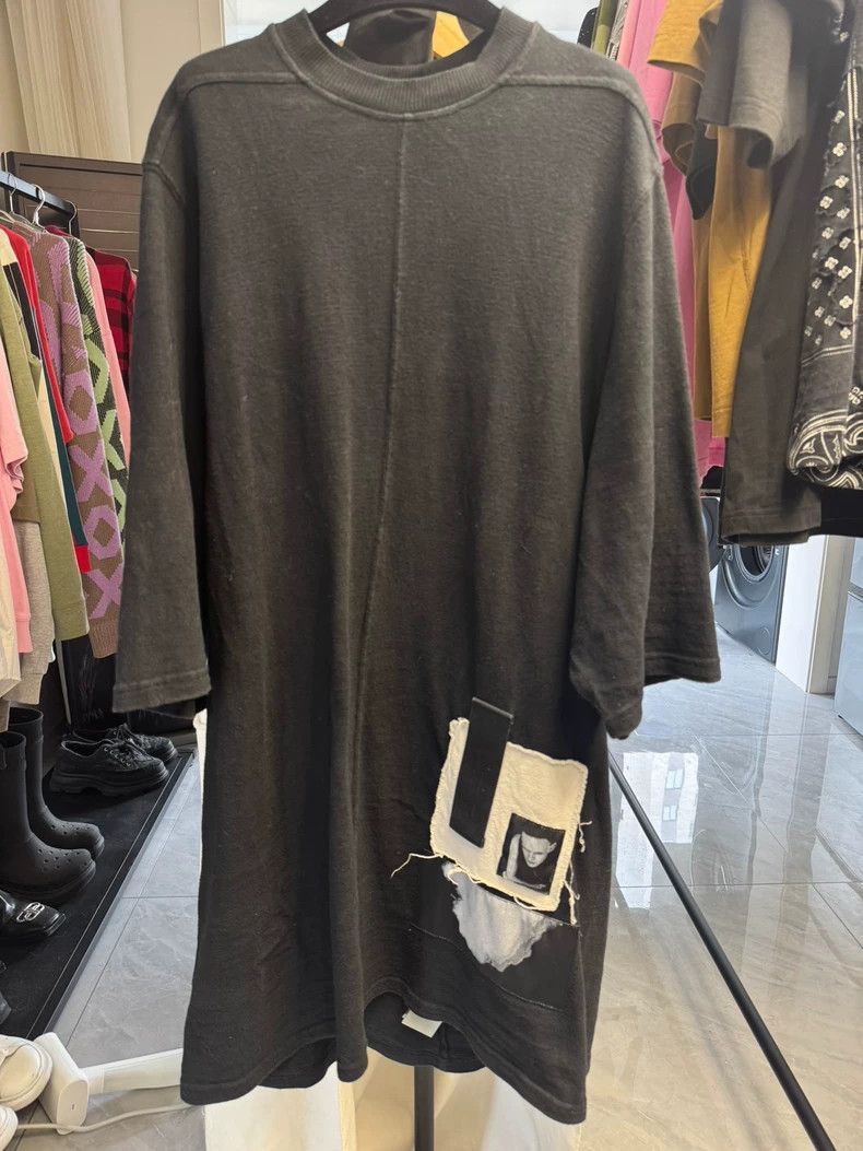 Rick Owens Rick Owens Black Long Sleeve Panel Design Top-2507 Size US M / EU 48-50 / 2 - 1 Thumbnail