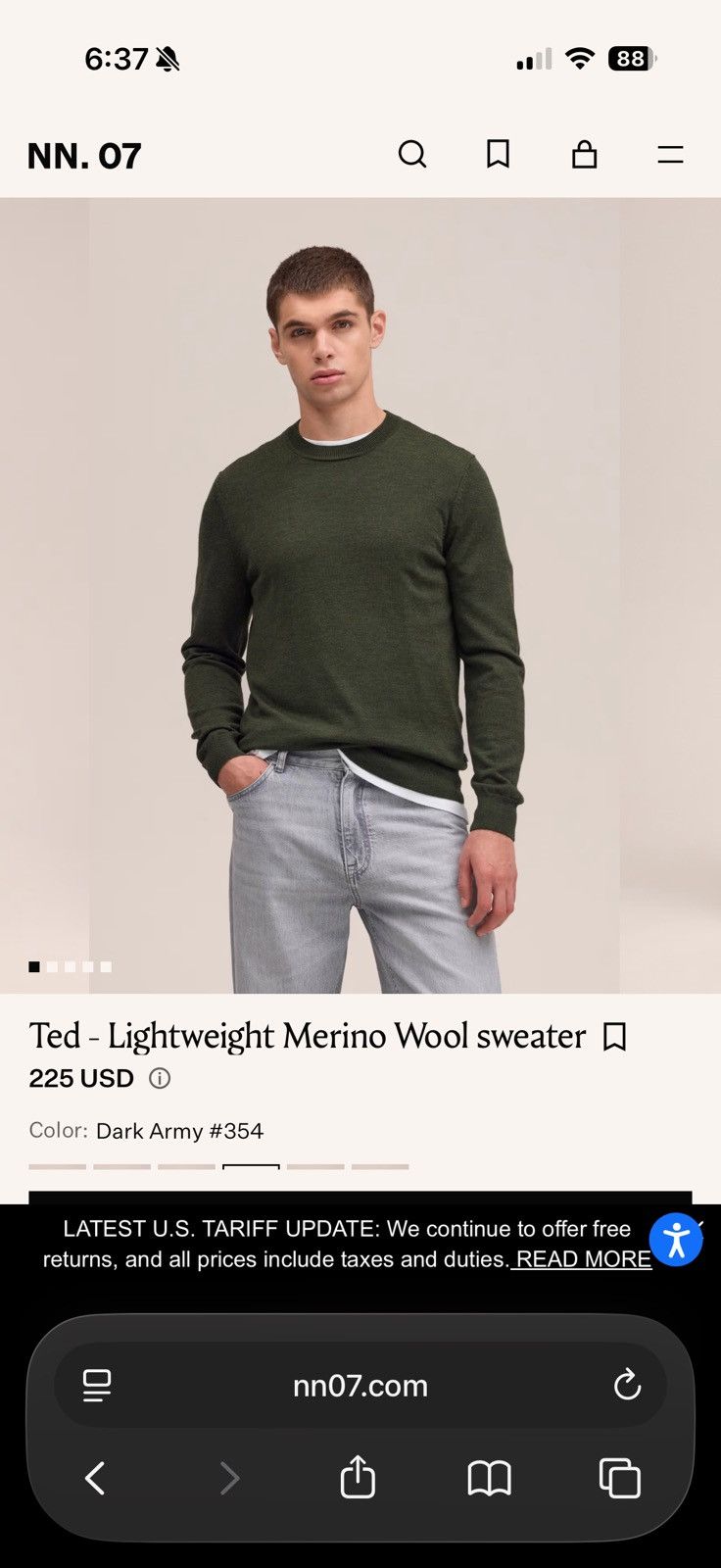 NN07 NN07 Green Ted Sweater XL Size US XL / EU 56 / 4 - 2 Thumbnail