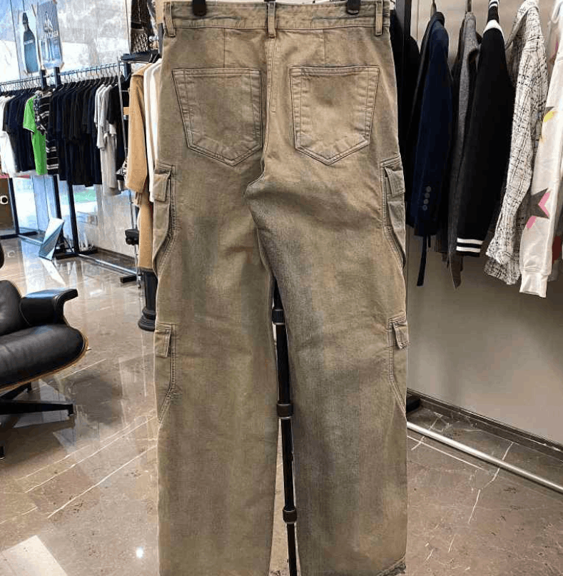 Rick Owens Rick Owens DRKSHDW Multi-Pocket Cargo Jeans Size US 26 / EU 42 - 2 Thumbnail