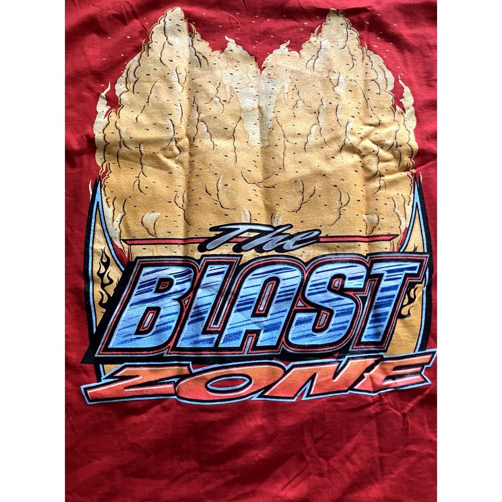 Jerzees VINTAGE Gildan Drag Racing Hot Rod Graphic T-shirt XL Red Lisa Herr Double Sided Mens XL White T-Shirt 90s NHRA USA Double-Sided Size US XL / EU 56 / 4 - 4 Thumbnail