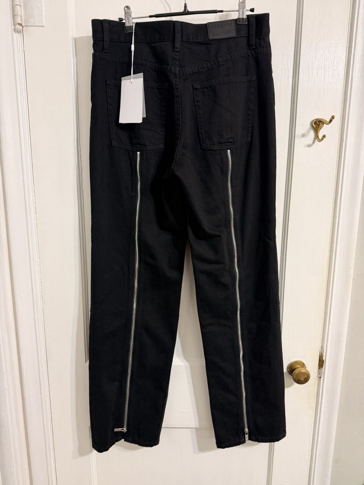 Helmut Lang Helmut Lang Black Zip Carpenter Jeans Size US 32 / EU 48 - 4 Thumbnail