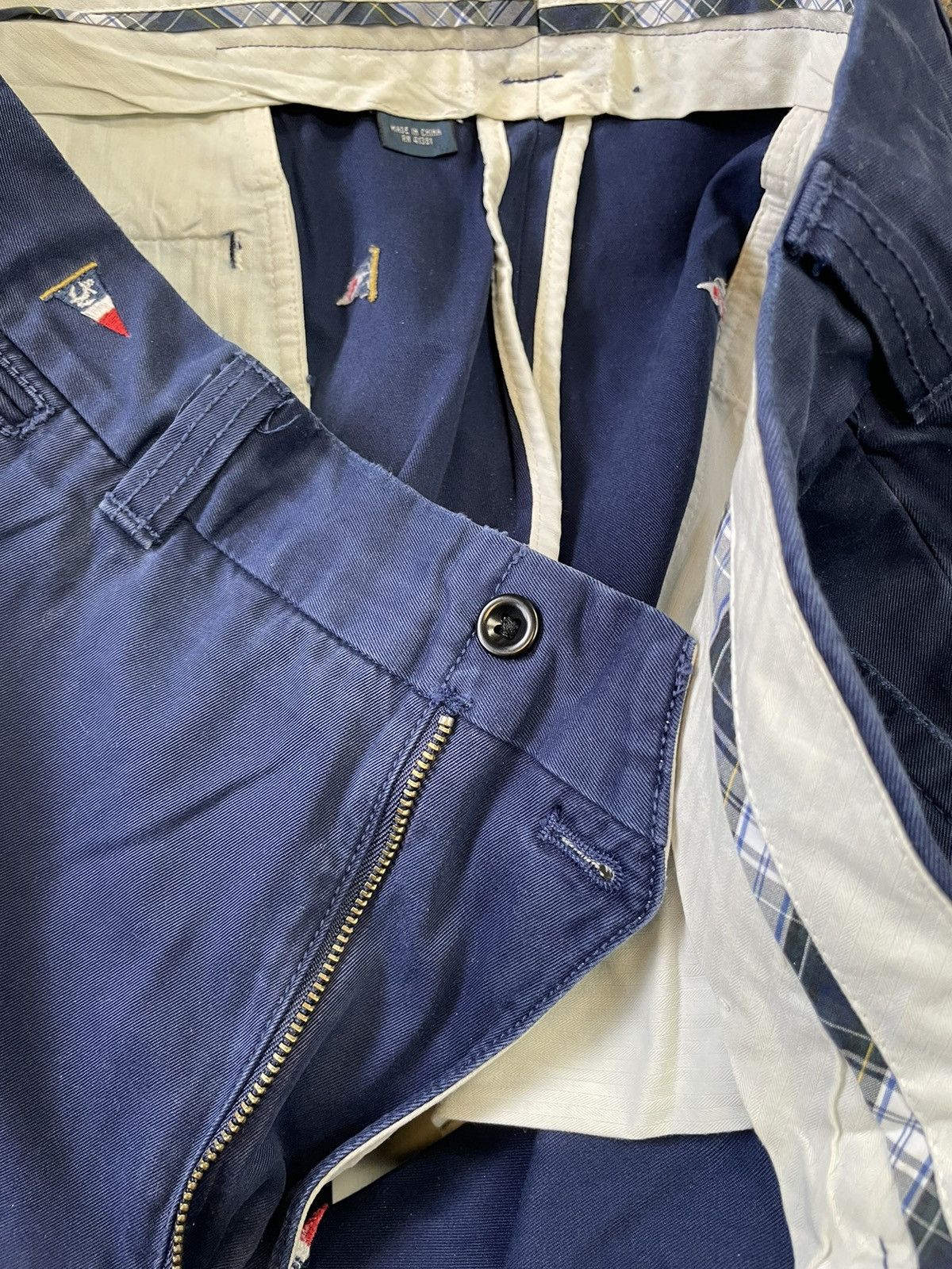 Polo Ralph Lauren × Vintage All Over Embroidered Nautical Flags Flat Front Chino Pant Size US 38 / EU 54 - 2 Thumbnail