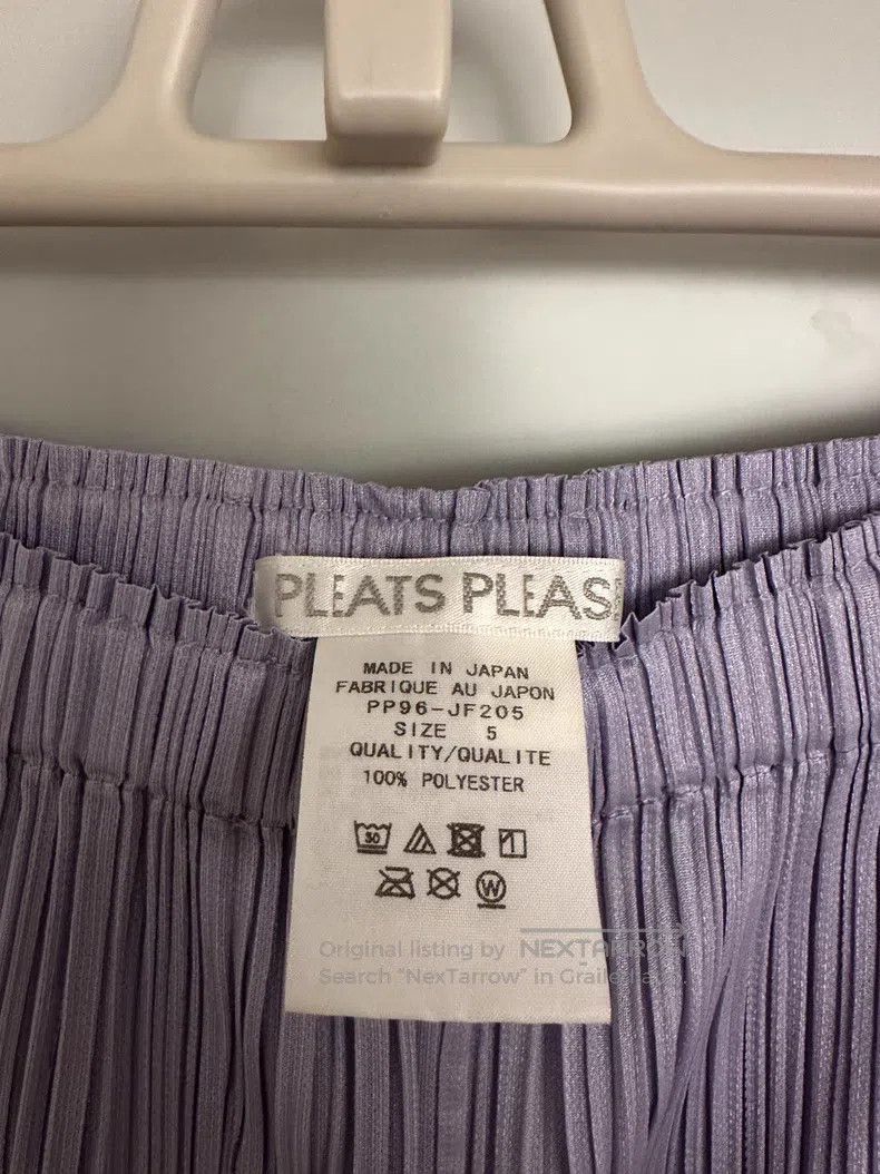 Issey Miyake Issey Miyake size:5 Lavender Ruched Pants Size 31" - 2 Thumbnail