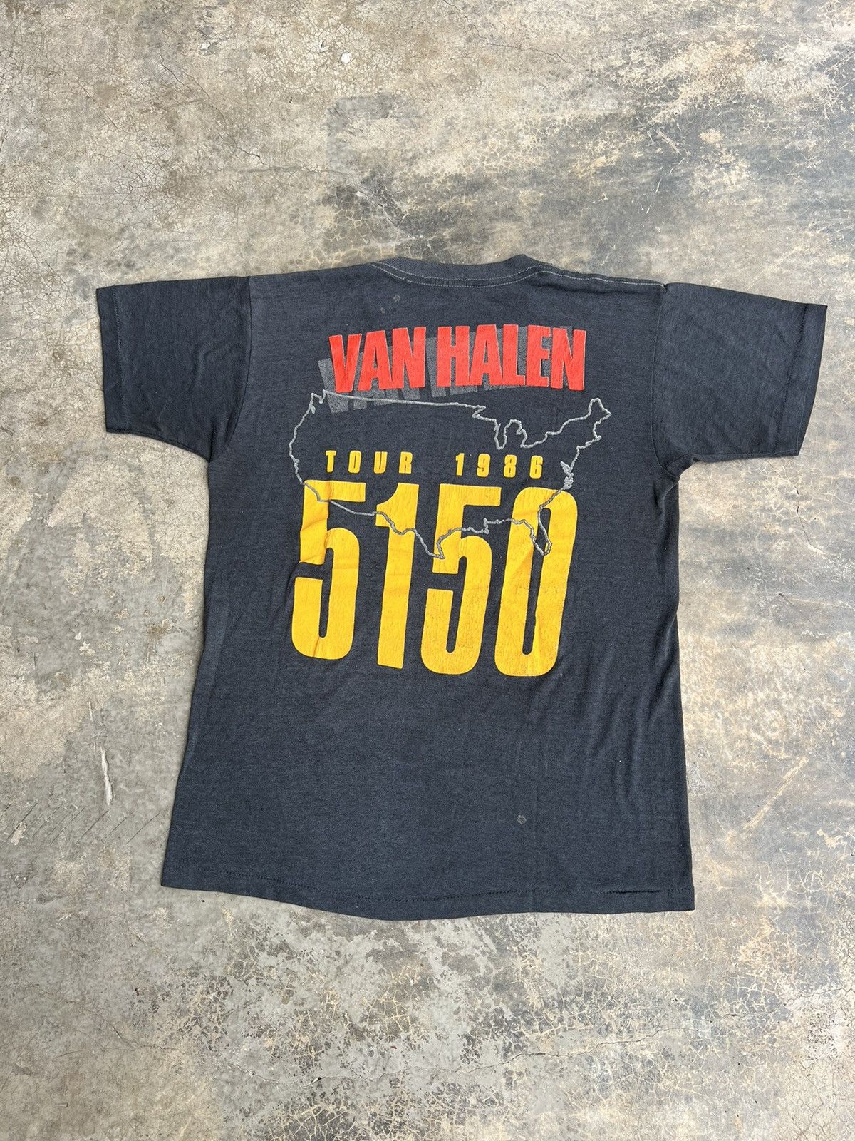Band Tees Vintage 80s Van Halen 5150 Tour Rock Band Tees Size US S / EU 44-46 / 1 - 2 Thumbnail