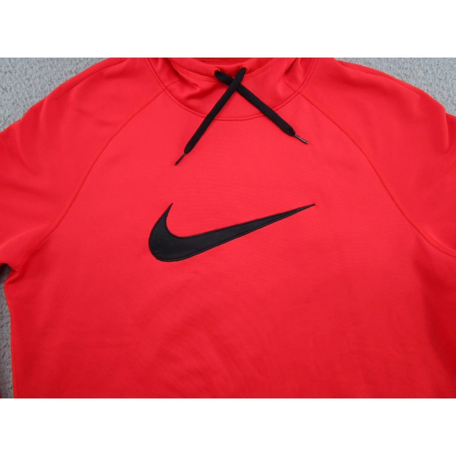Nike Nike Therma Ladies Hoodie Pullover Red XL Sweatshirt 803443 Swoosh Logo Pockets Hooded Thumb Hole Sports Activewear Winter Fall Size XL / US 12-14 / IT 48-50 - 2 Thumbnail