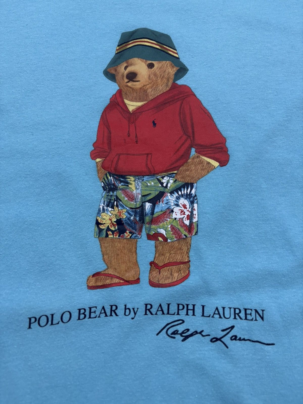 Polo Ralph Lauren Polo Ralph Lauren Beach Bear Graphic Tee Blue Size S Classic Size US S / EU 44-46 / 1 - 5 Thumbnail