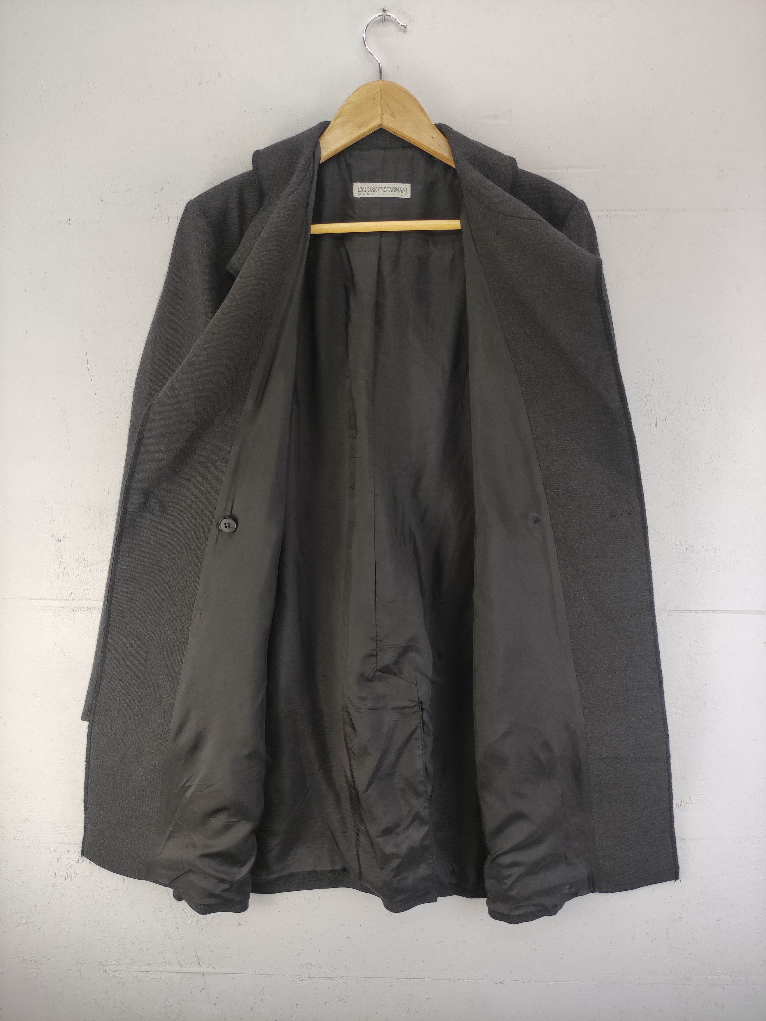 Emporio Armani Vintage Emprio Armani Long Coat Jacket Size M / US 6-8 / IT 42-44 - 5 Thumbnail